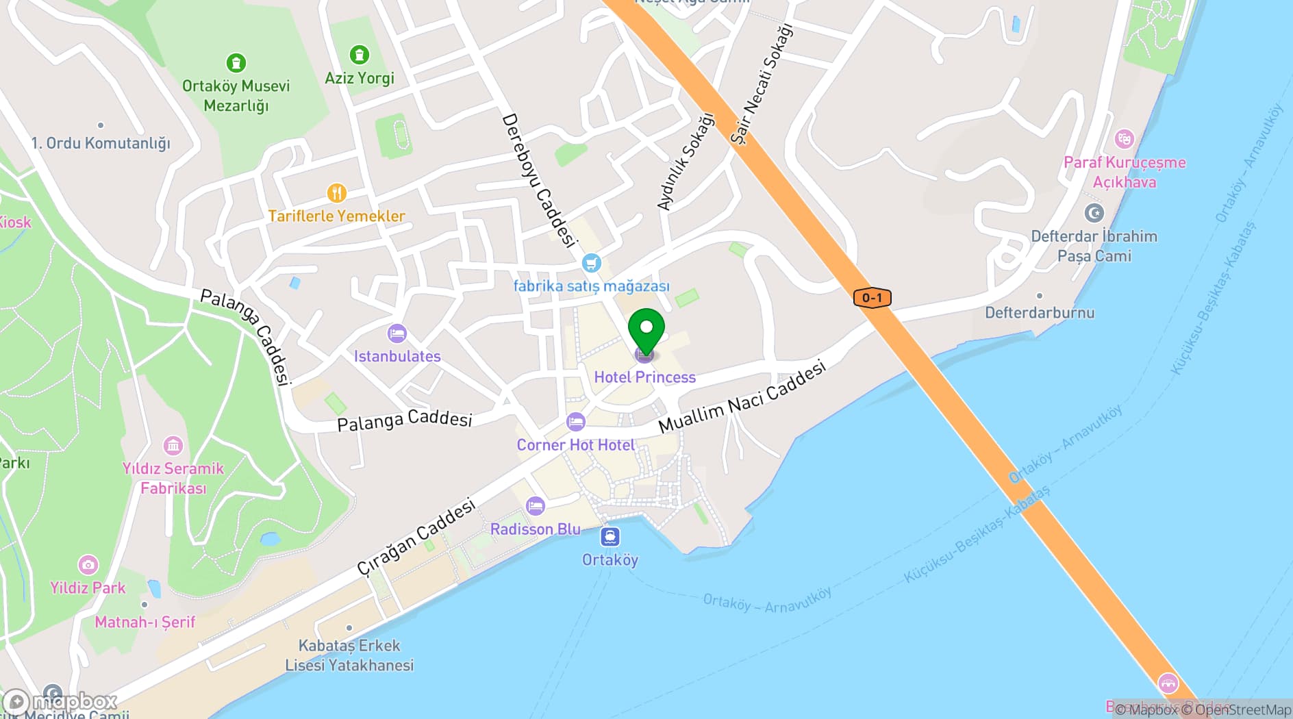 Map showing Nite