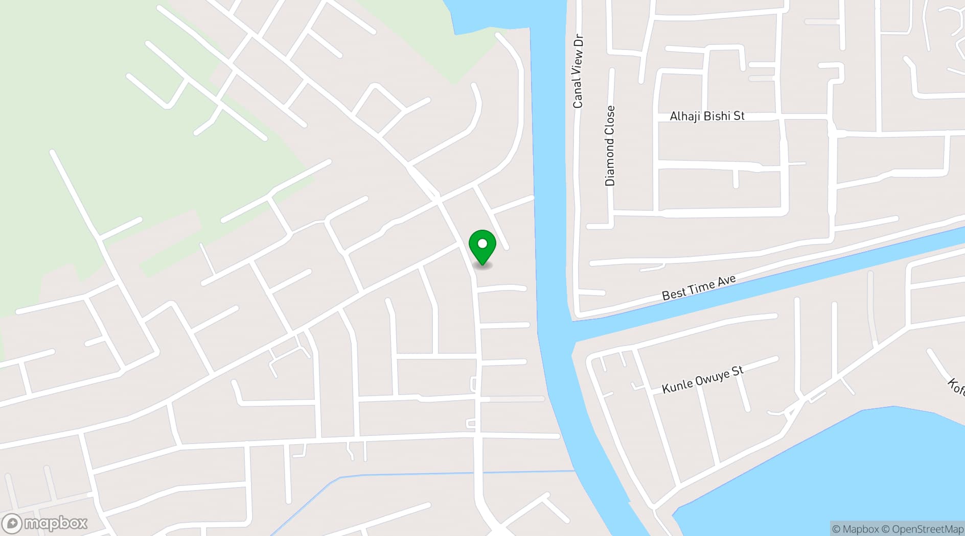 Map showing Brighams Suites