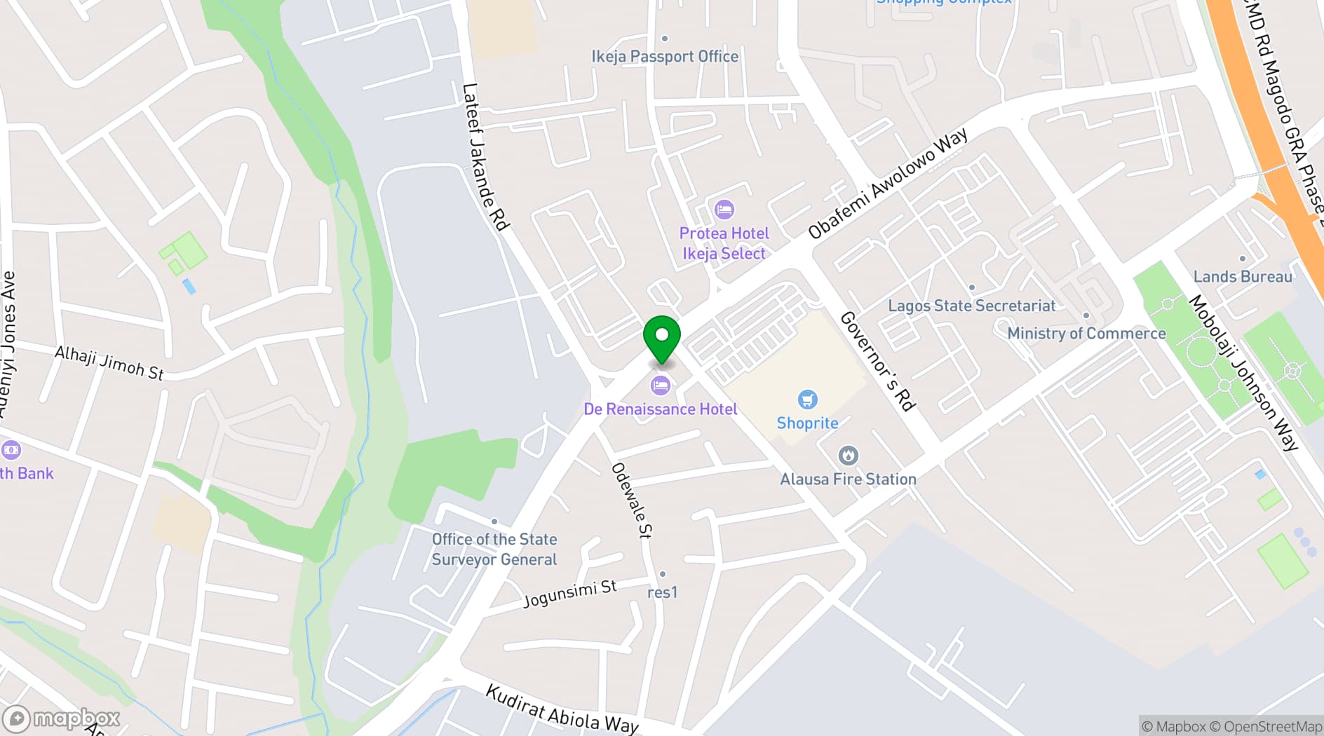 Map showing De Rembrandt Hotels & Suites