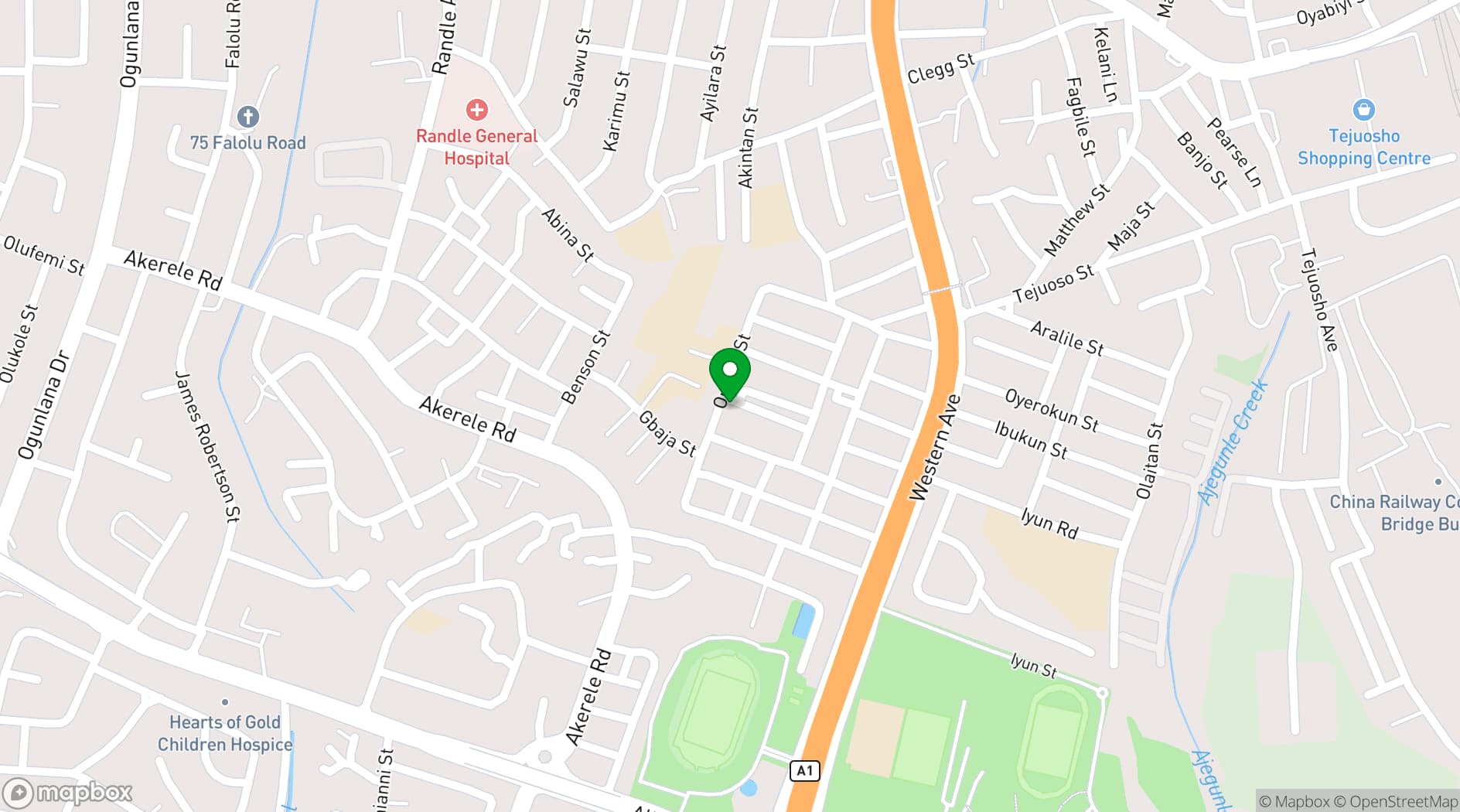 Map showing The Grillroom
