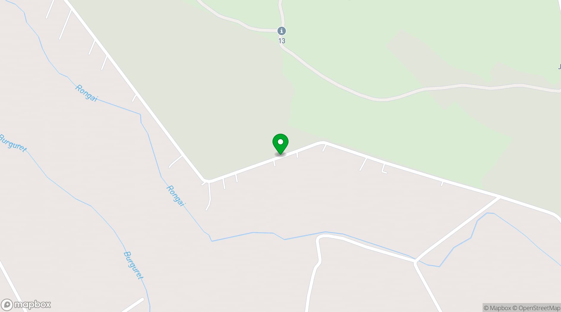 Map showing Ol Pejeta Conservancy