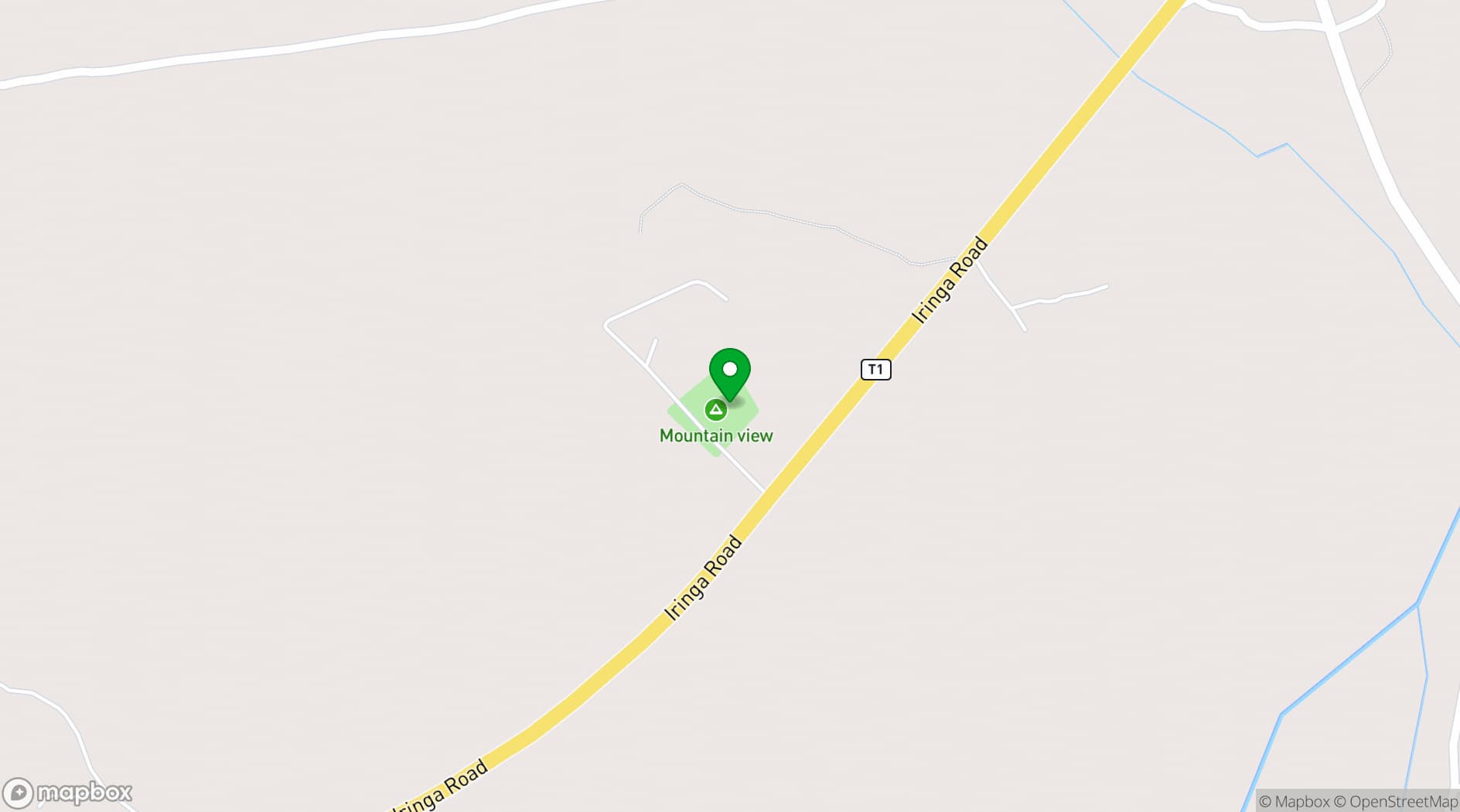 Map showing Sanga Sanga Retreat Centre
