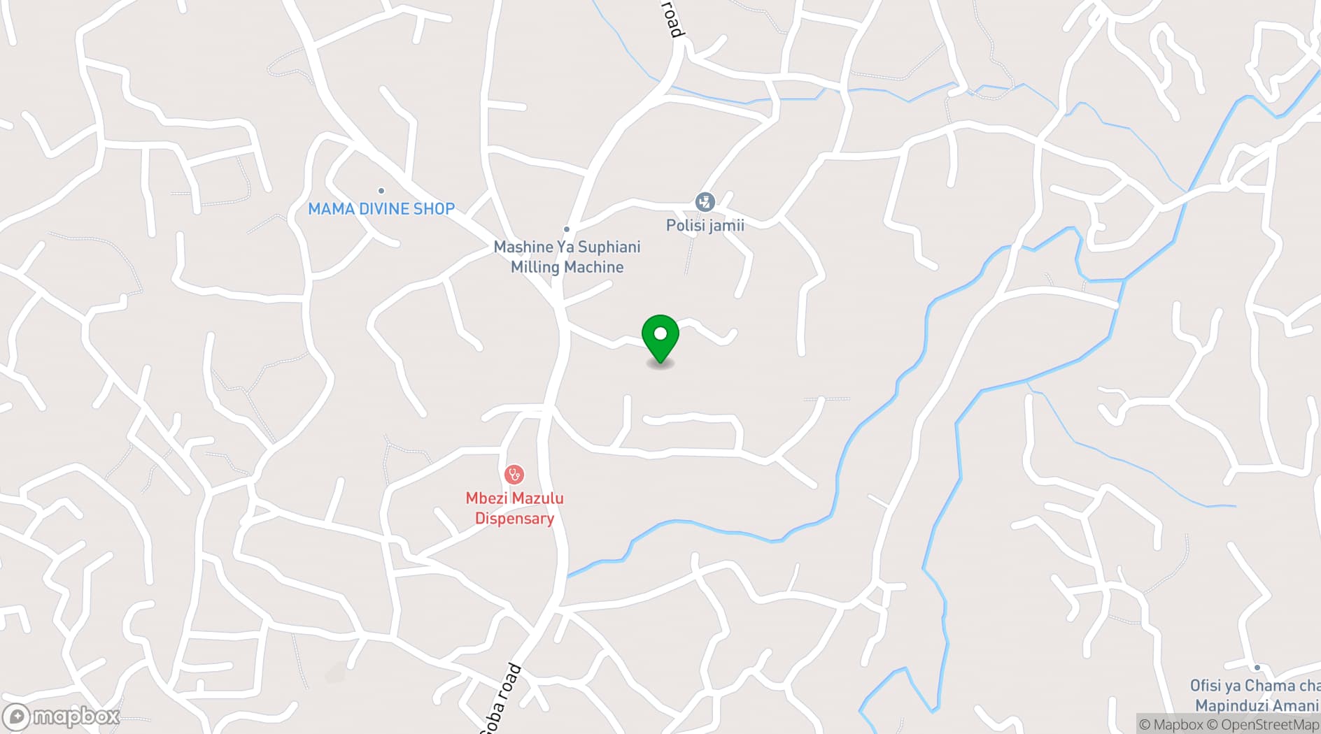 Map showing Hotel Amaranth
