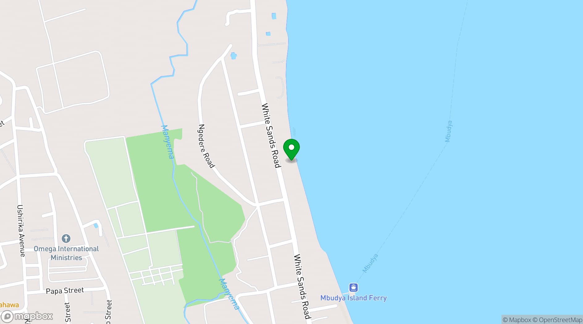 Map showing Kibo Bar and Terrace