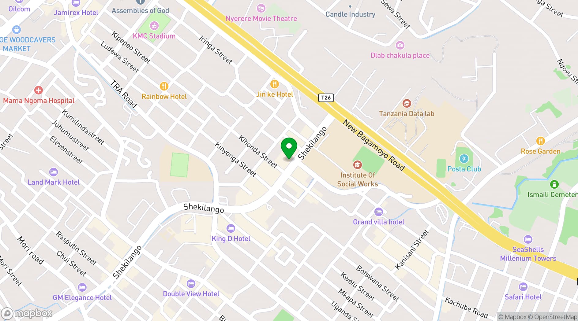 Map showing Ukumbi