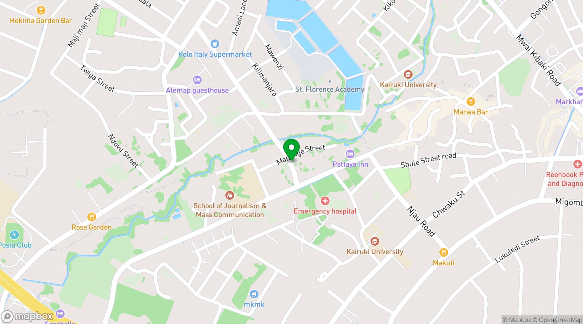 Map showing The Empire Lounge