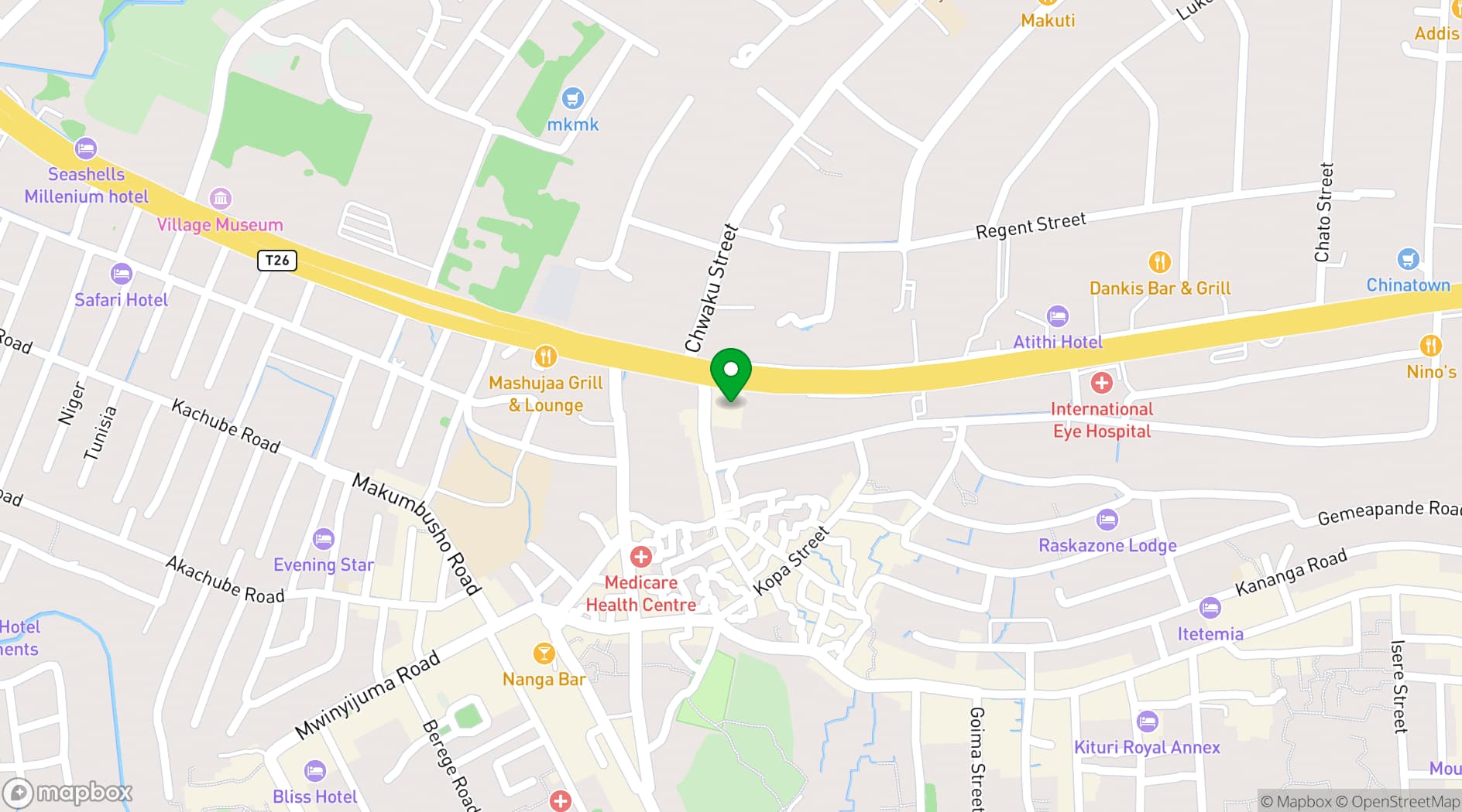 Map showing Seedspace