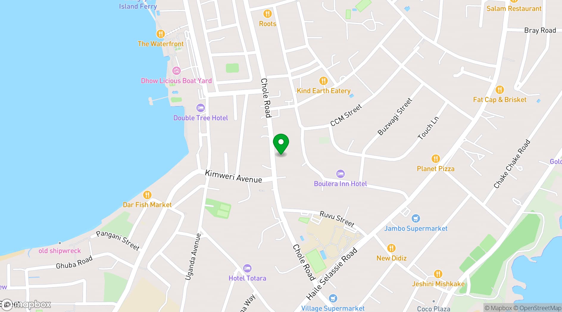 Map showing The Top by 1245