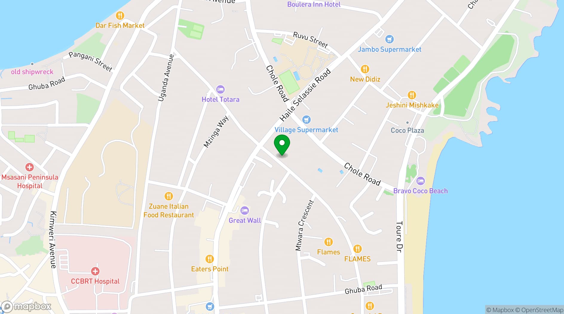 Map showing WORQ Co-Working & Cafe