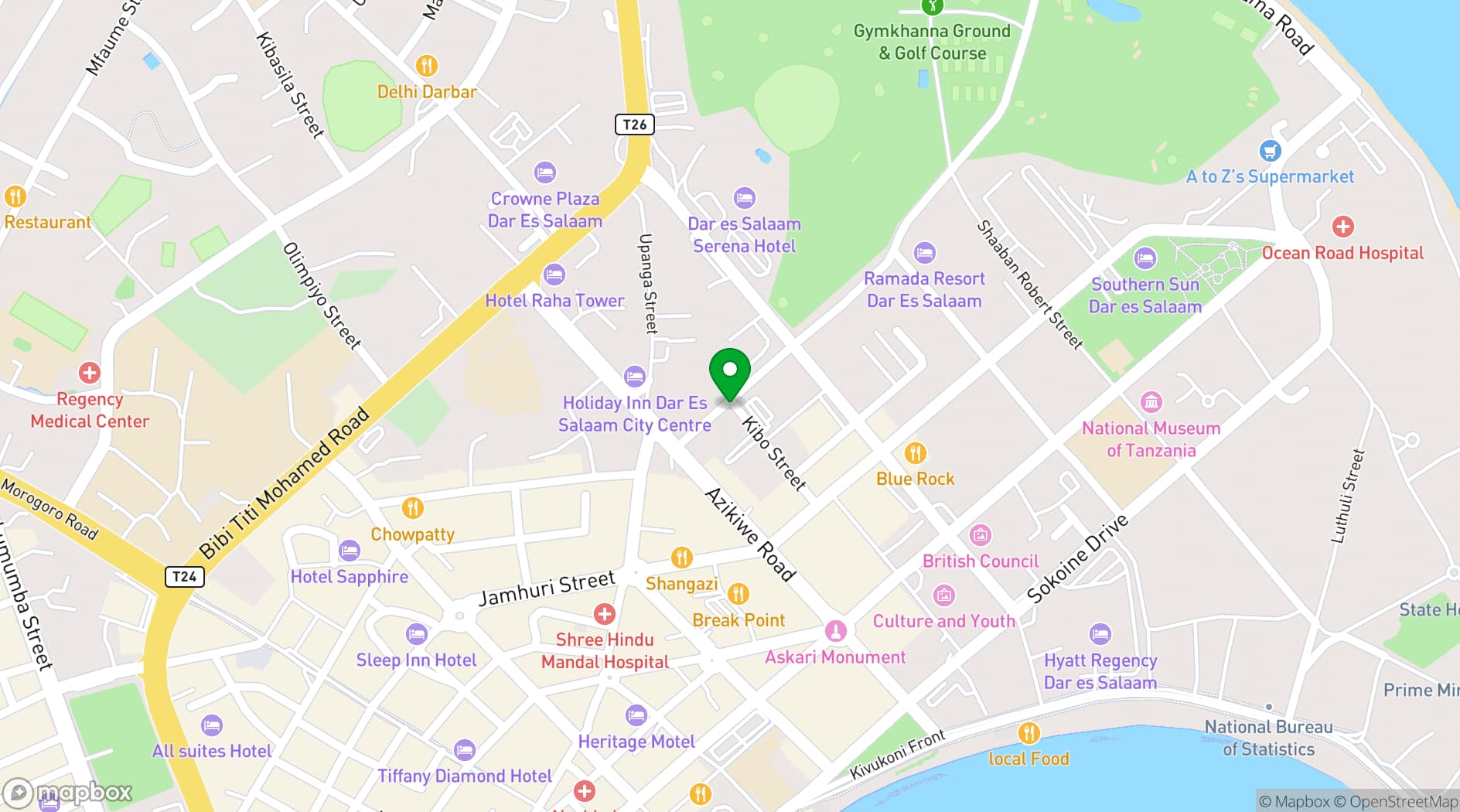 Map showing ONOMO Hotels