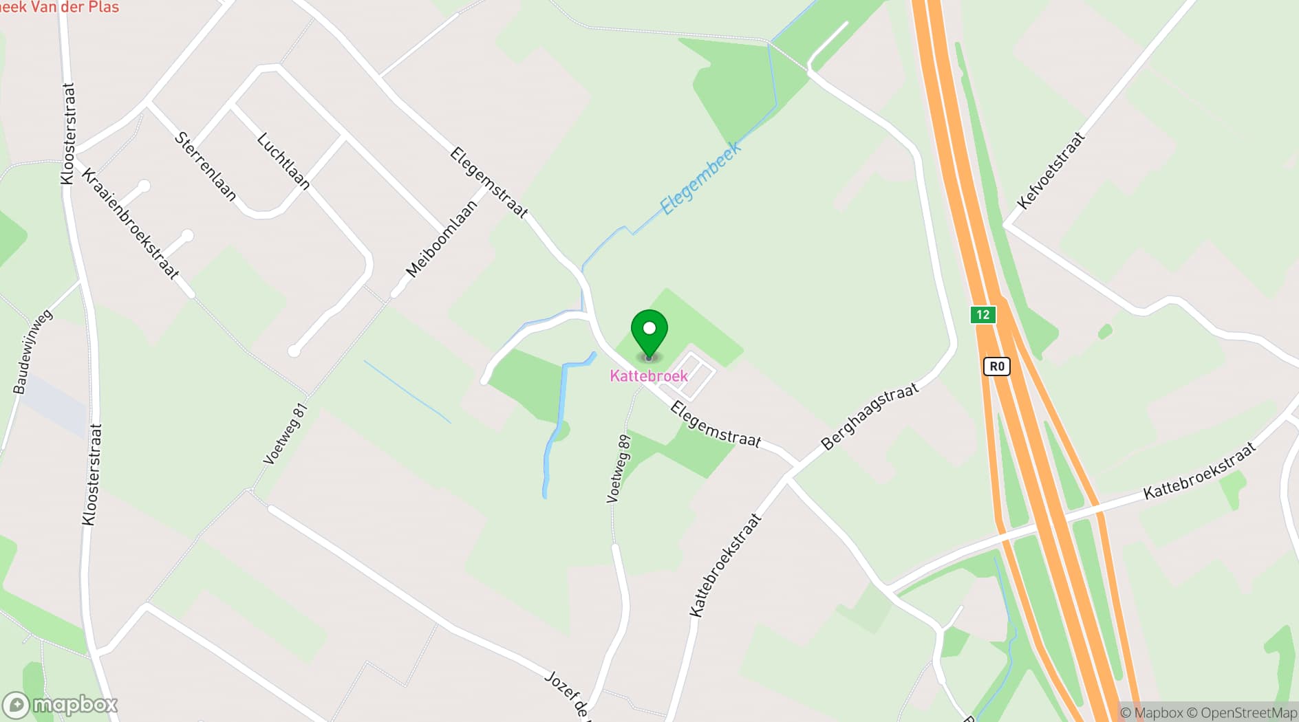 Map showing Kattebroek