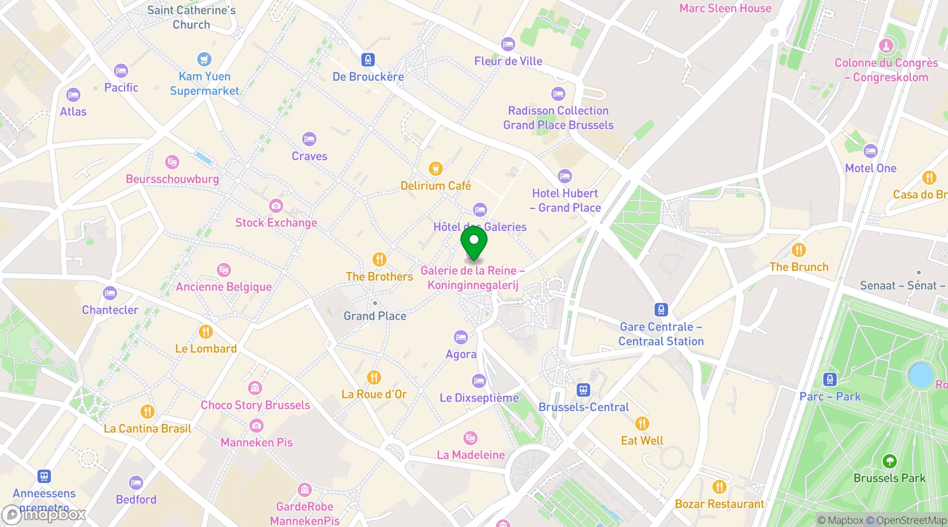Map showing Théâtre du Vaudeville