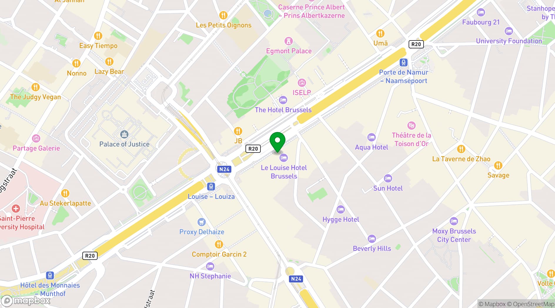 Map showing ALL - Accor Live Limitless