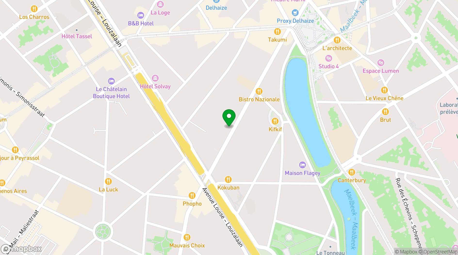 Map showing Full Circle