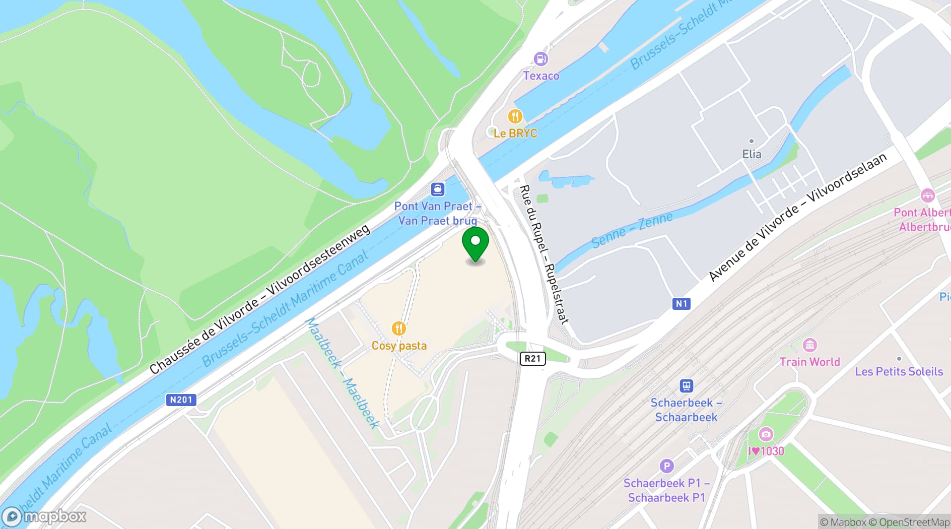 Map showing Dome Eventhall