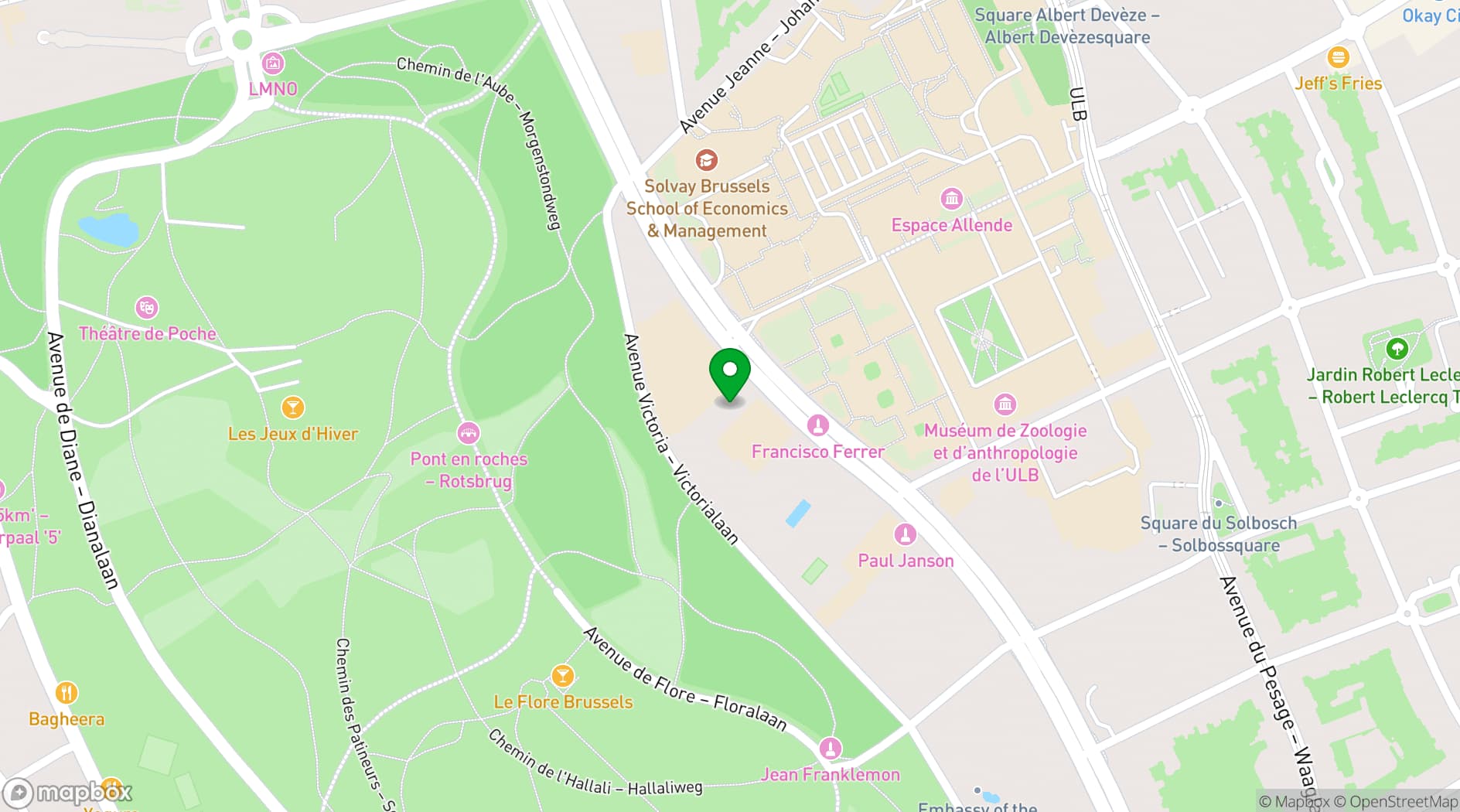 Map showing ANRB