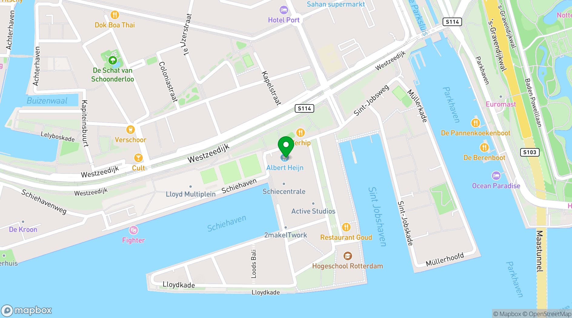 Map showing Schiecentrale Events