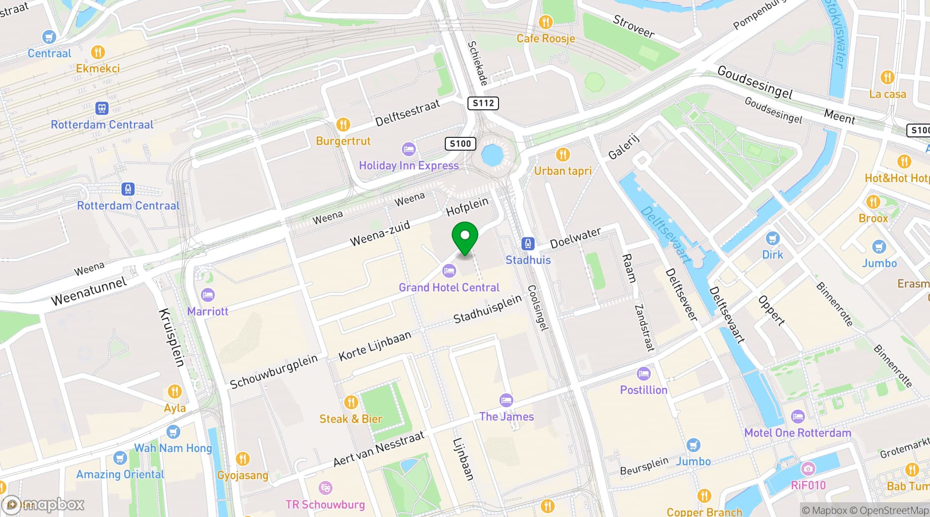 Map showing Oude Luxor Theater