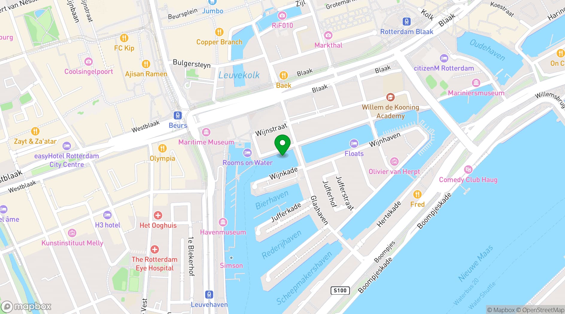 Map showing Vessel 11
