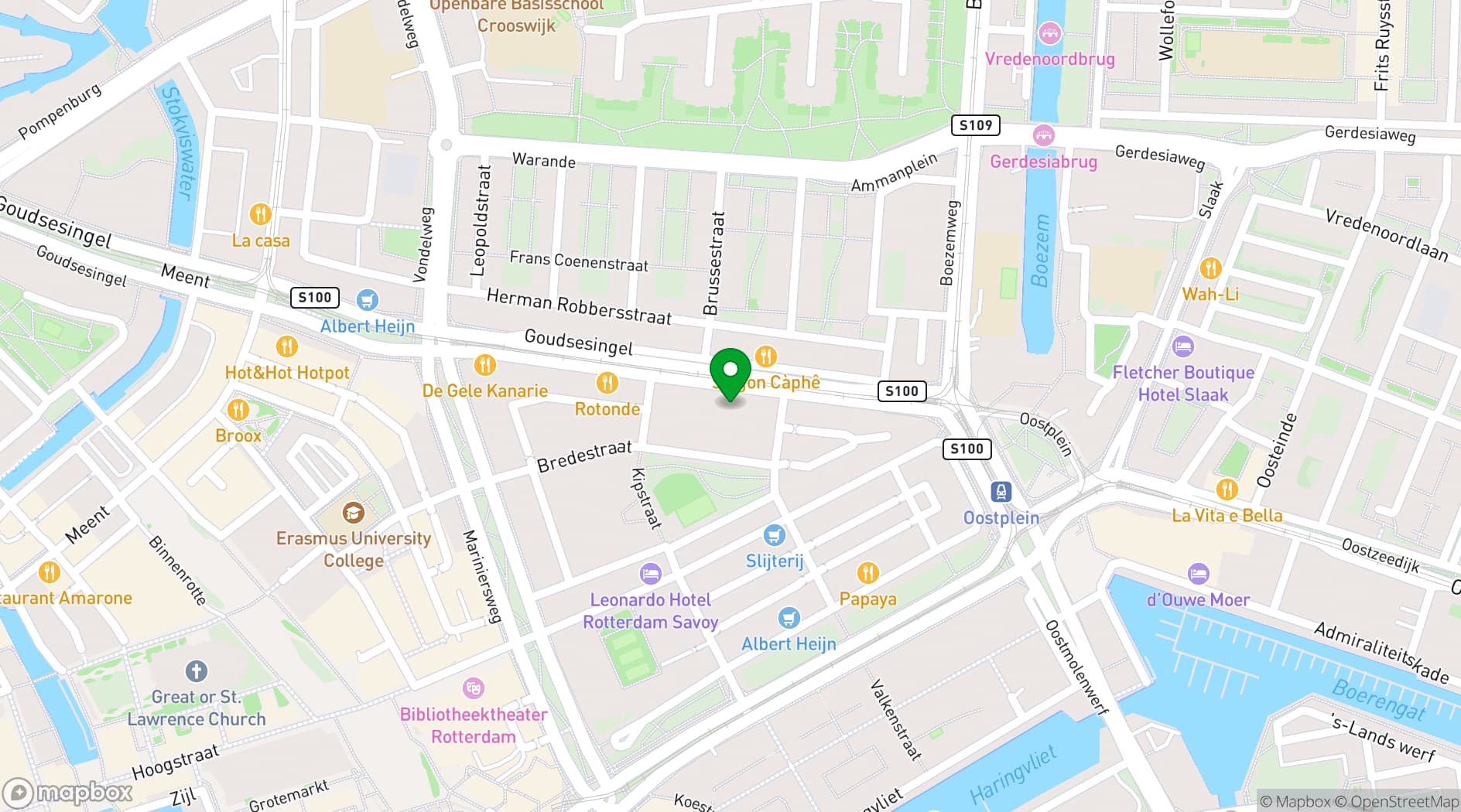 Map showing Het Industriegebouw