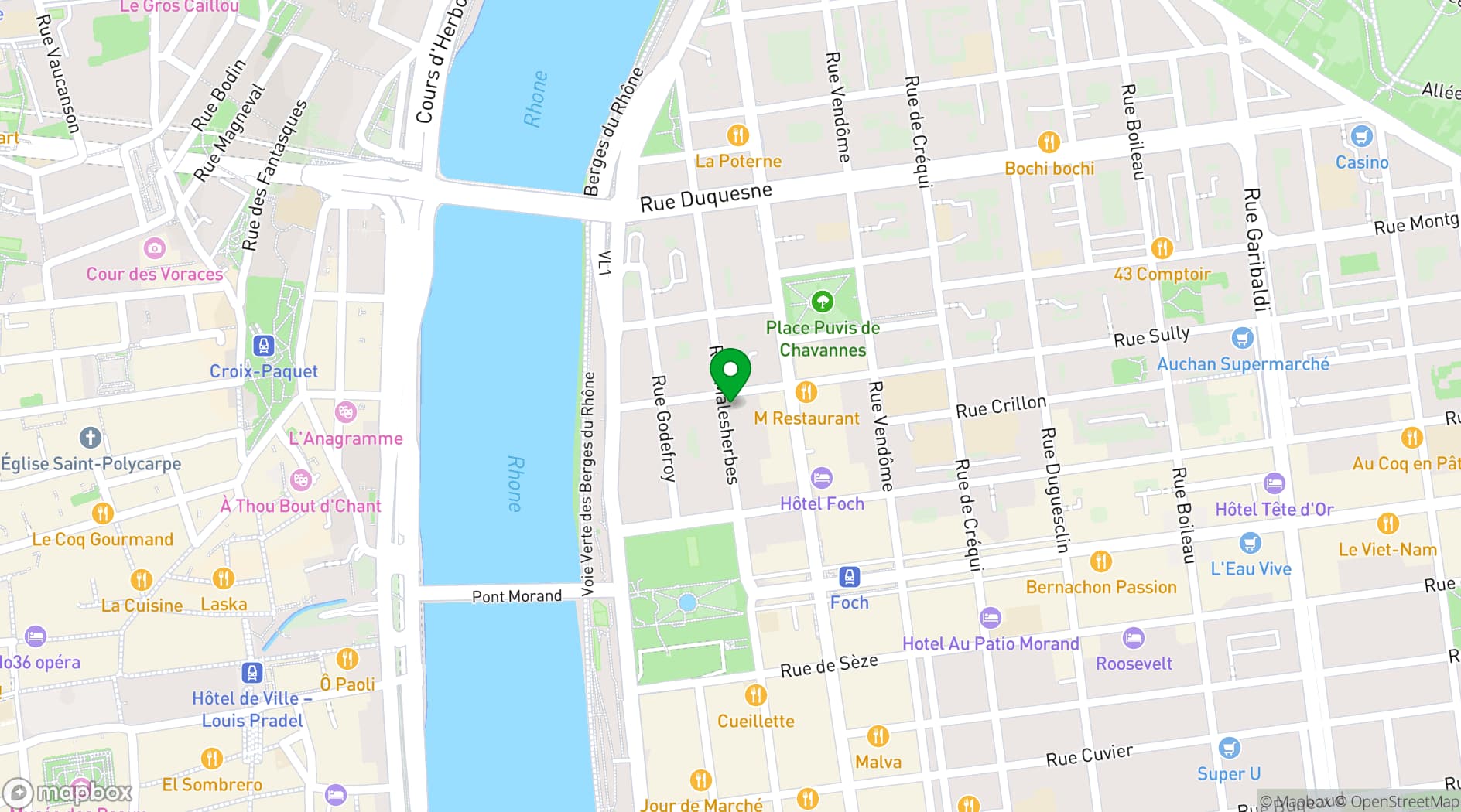 Map showing Takao Takano Restaurant