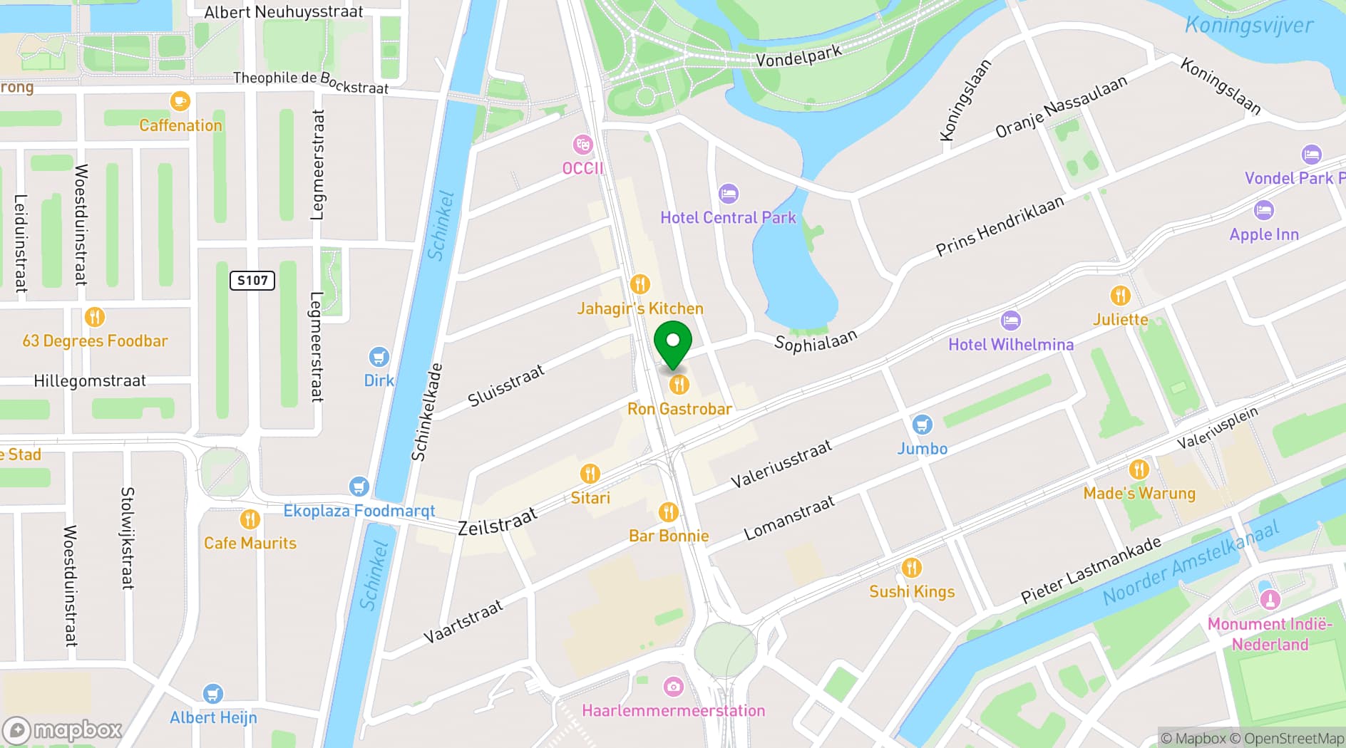 Map showing Ron Gastrobar