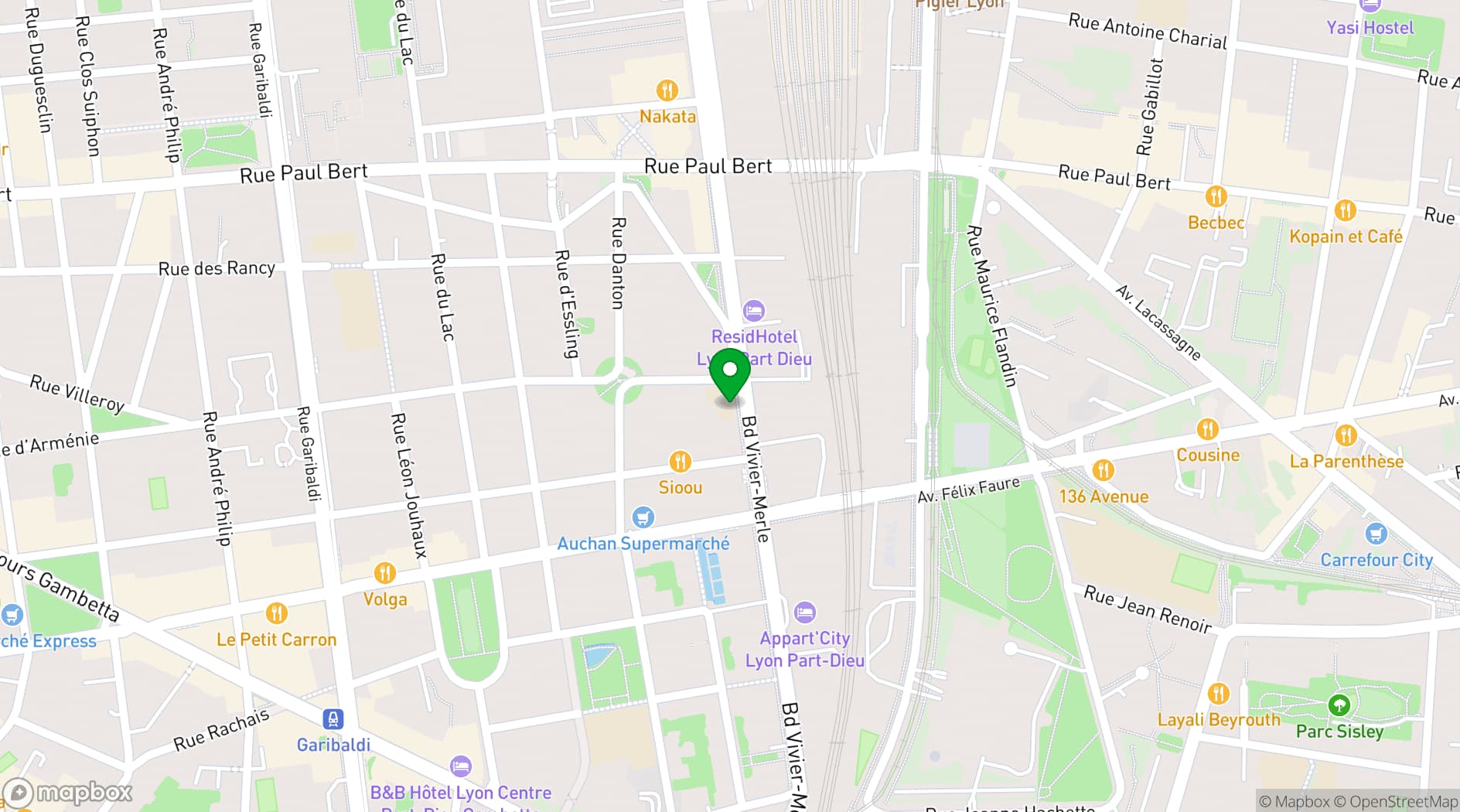 Map showing L'Atelier