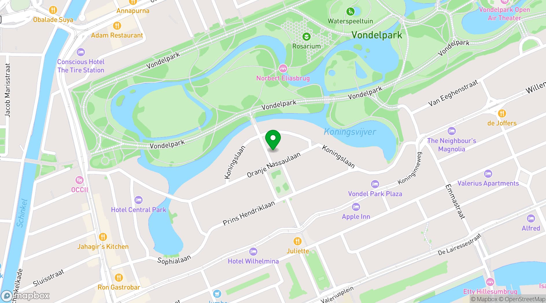 Map showing CreativeGrounds