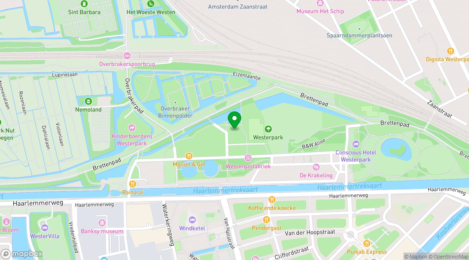 Map showing WestWeelde