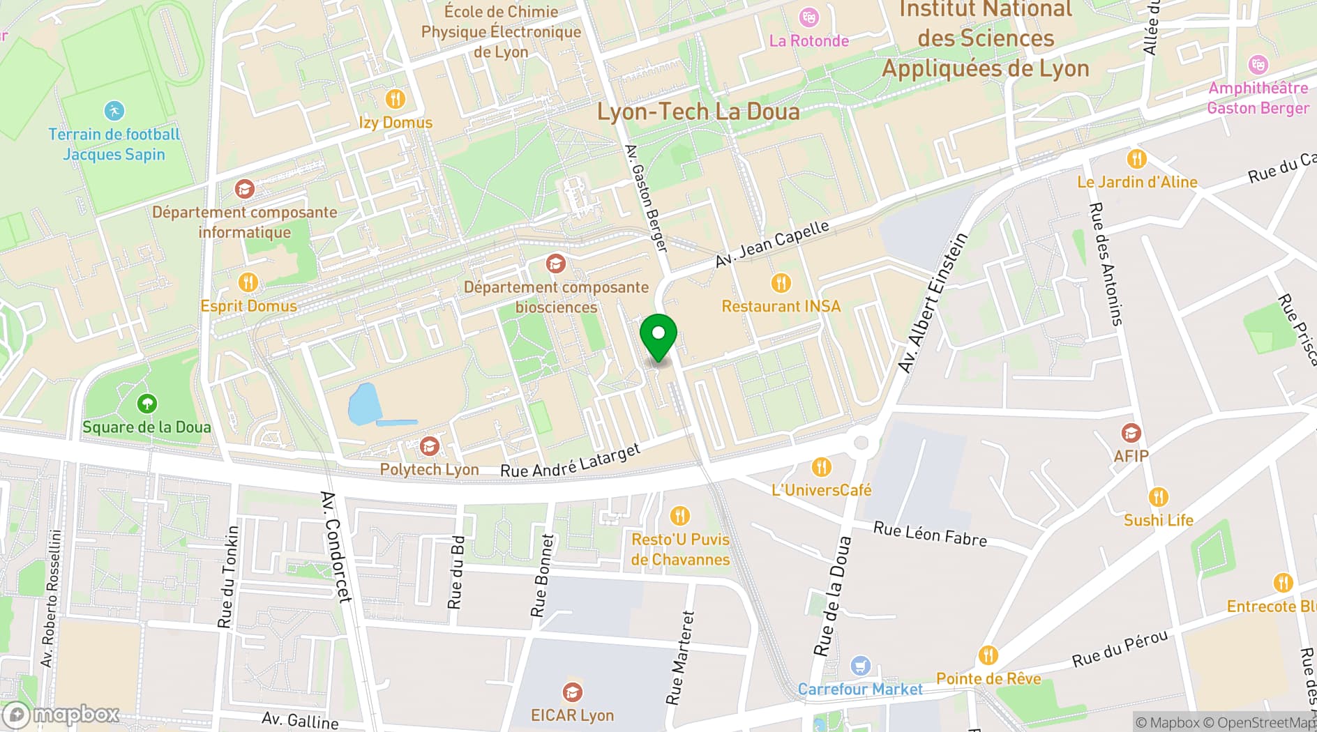 Map showing Fabrique de l’Innovation