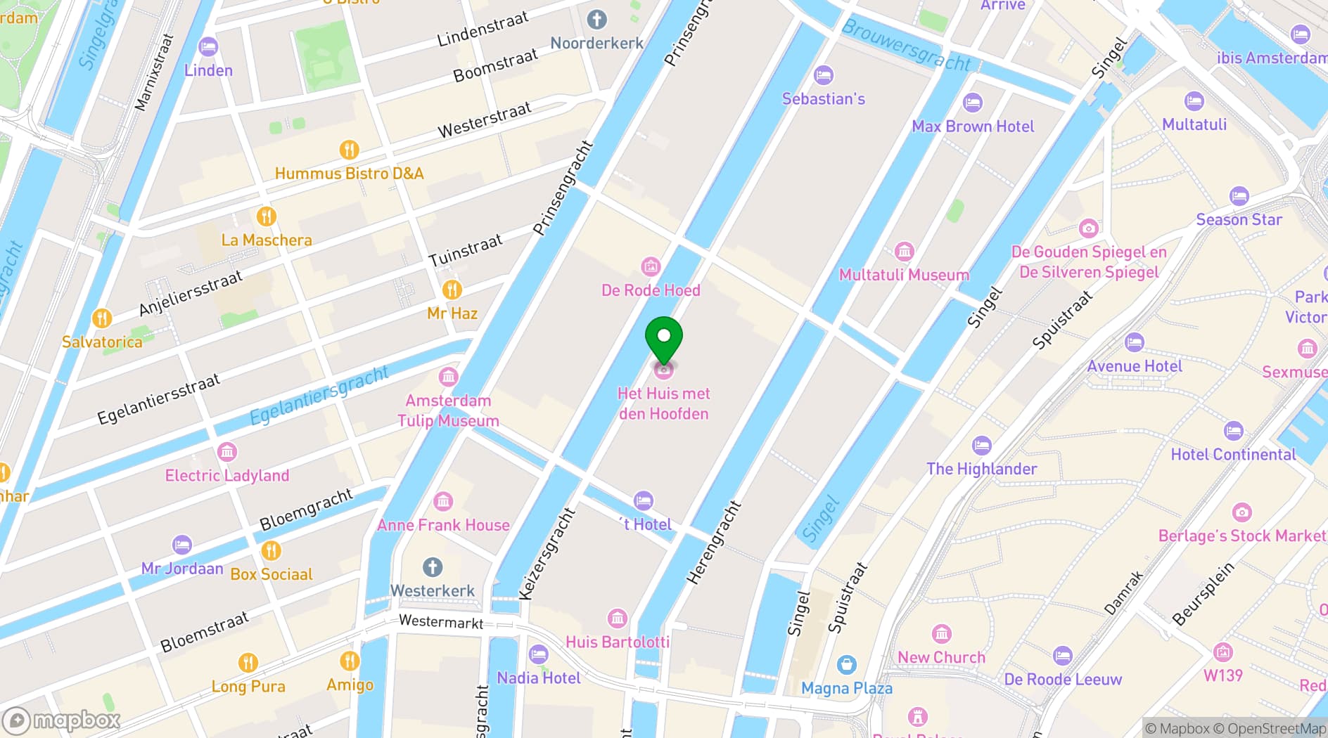 Map showing Embassy of the Free Mind