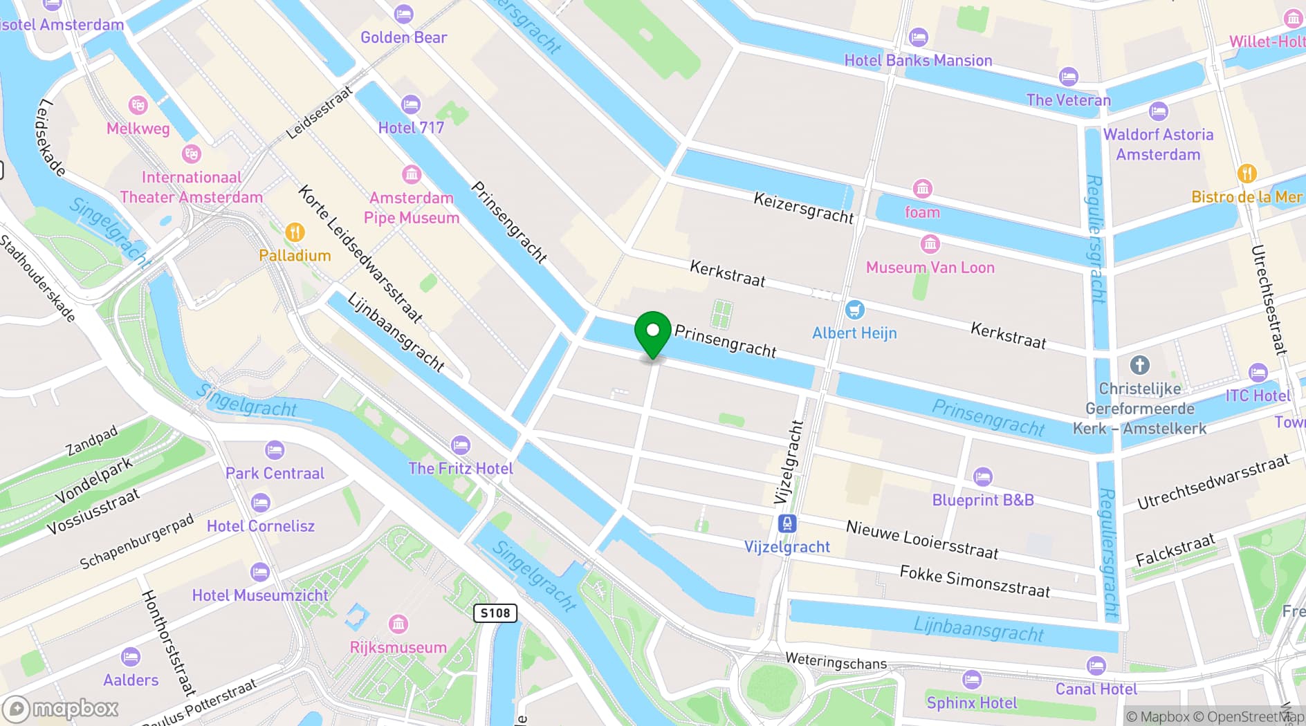 Map showing BUFFET van Odette
