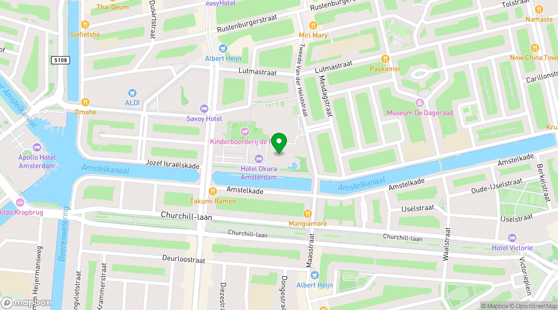Map showing Twenty Third Bar