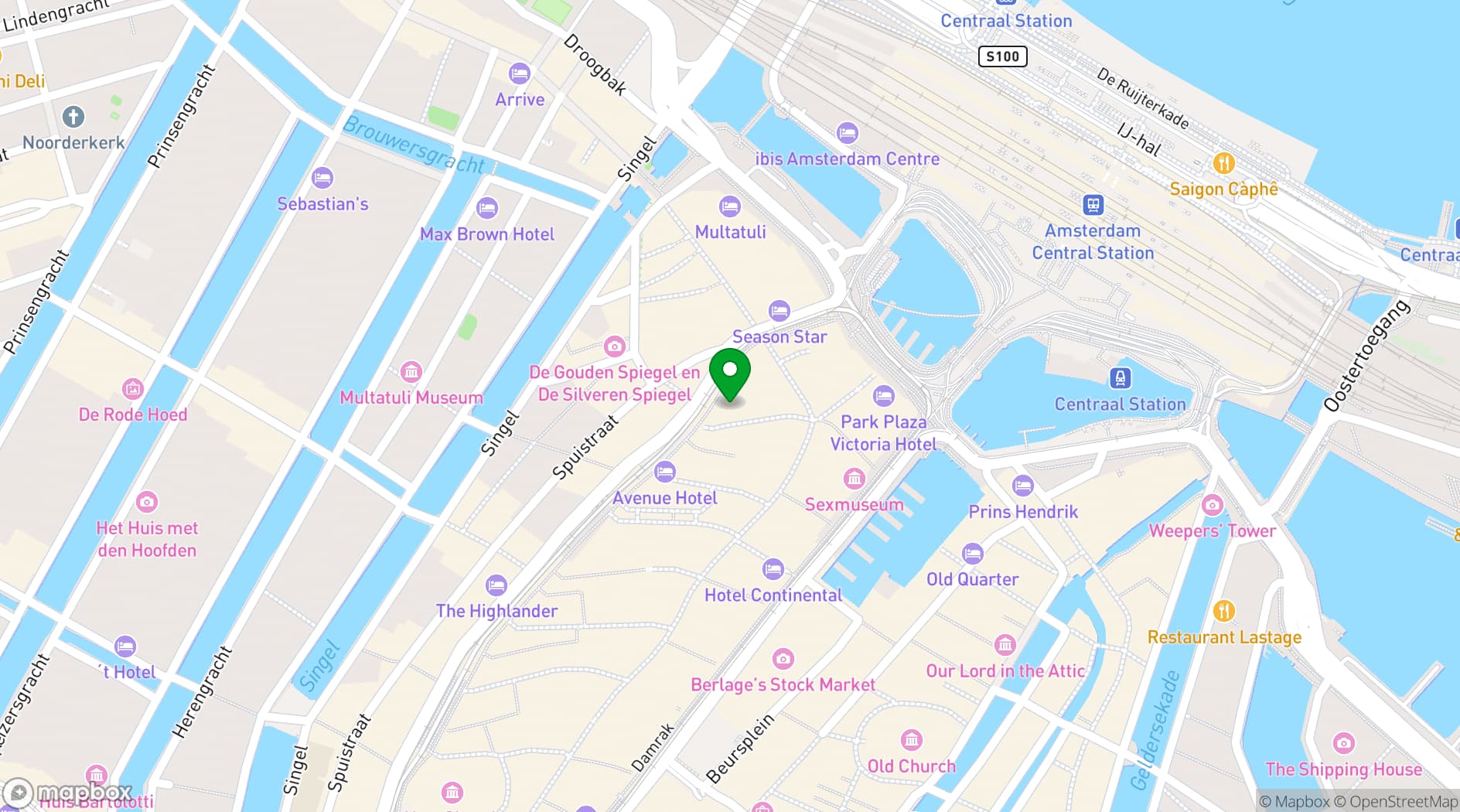 Map showing Kimpton De Witt