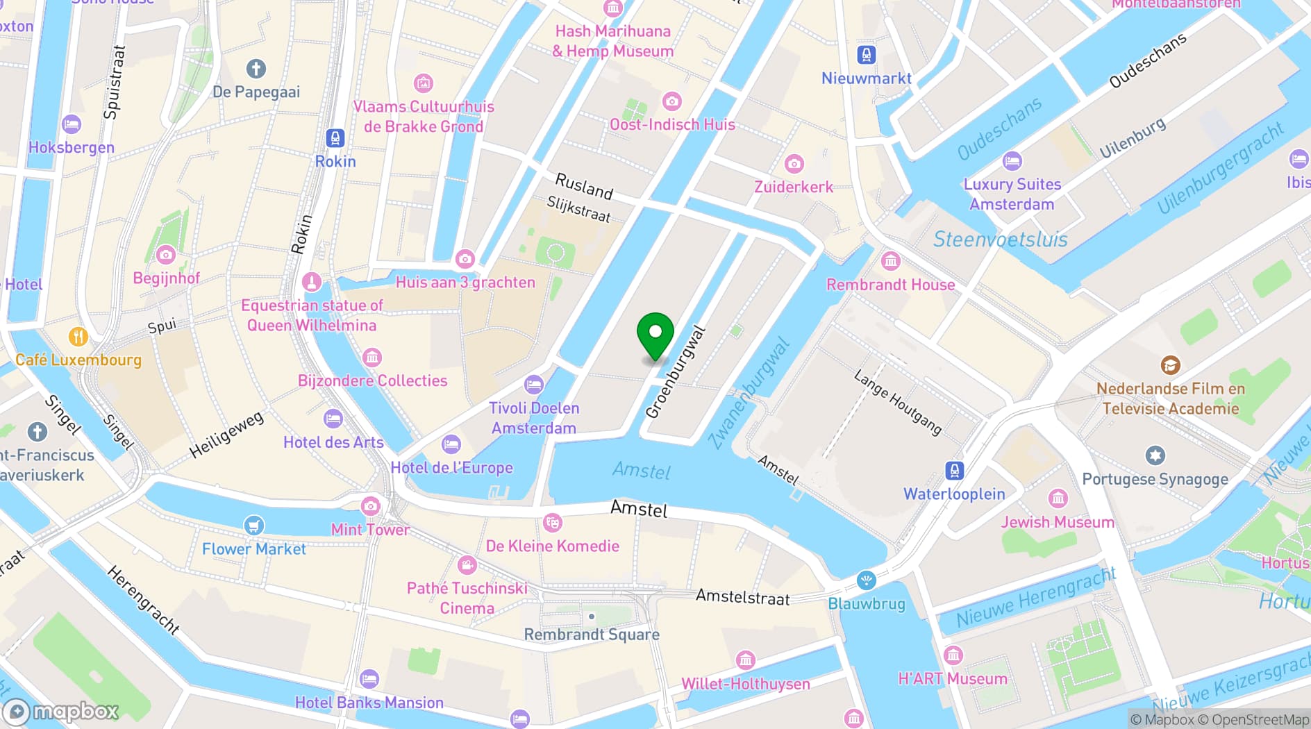 Map showing Droog