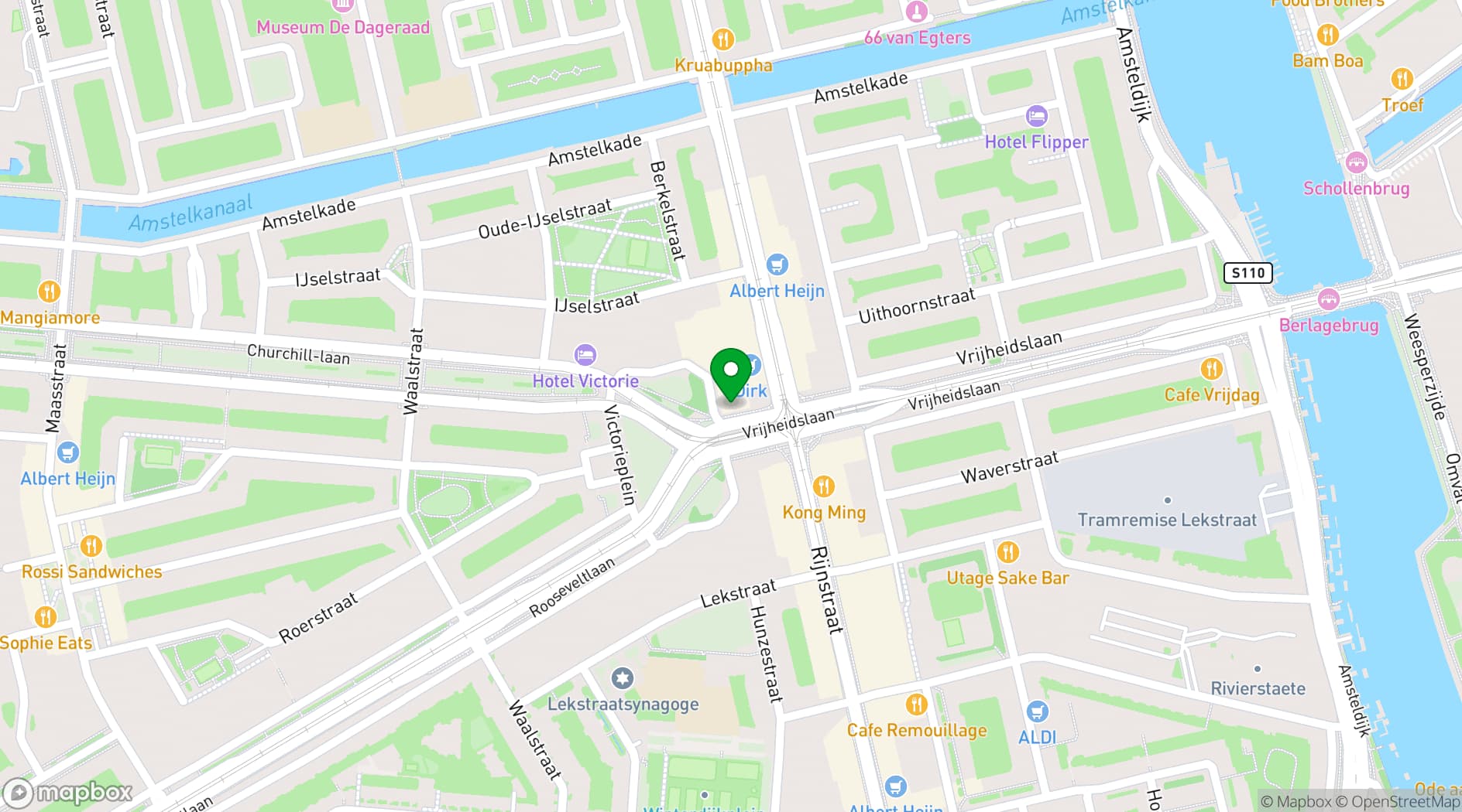 Map showing Tonnie & Co.