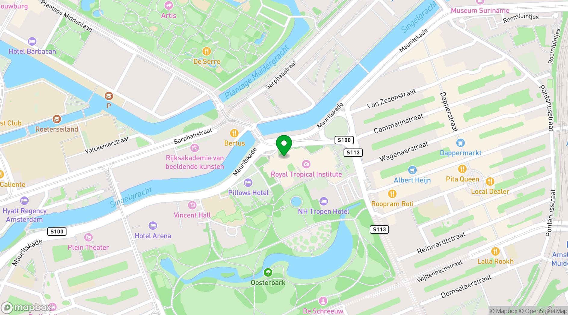 Map showing KIT
