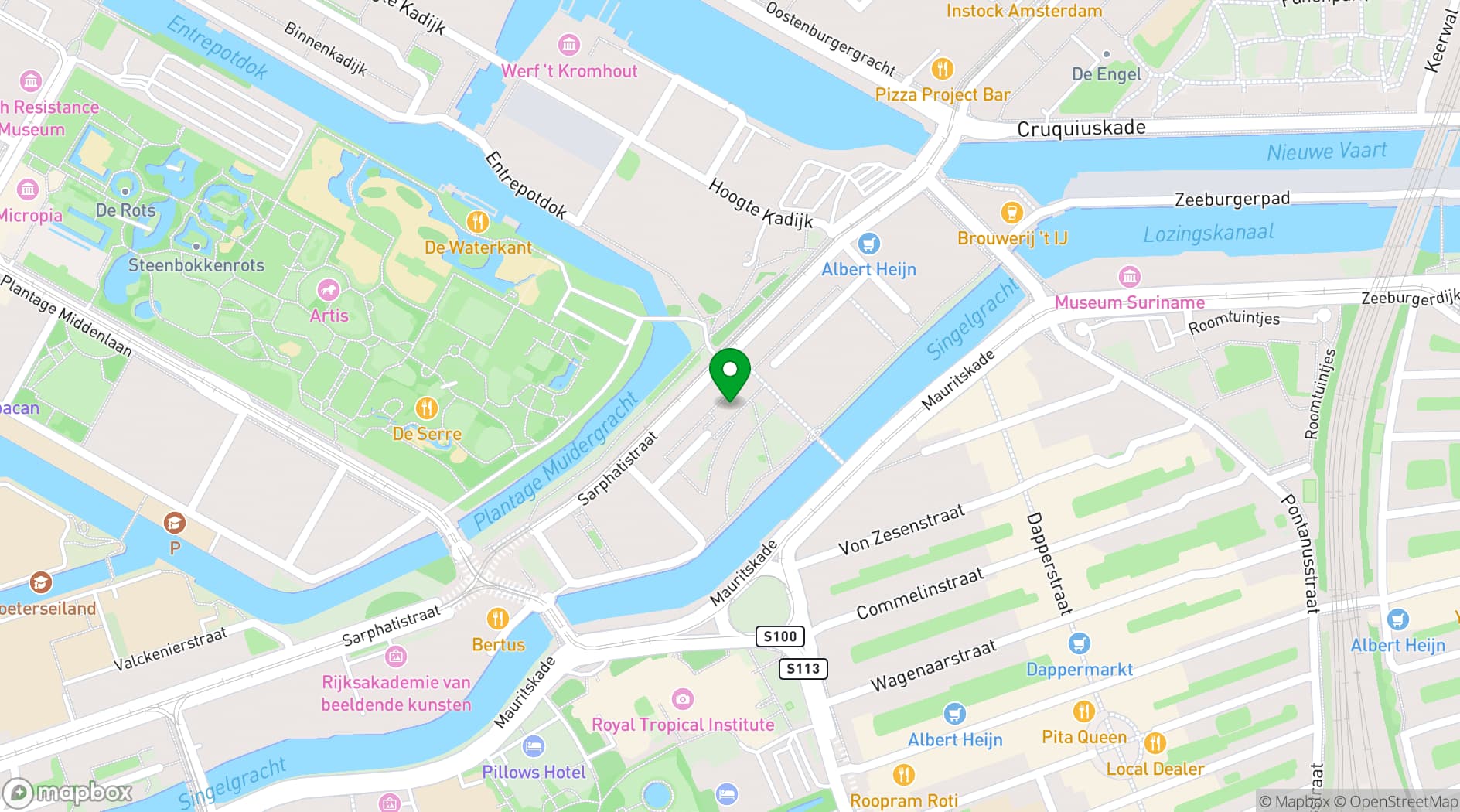 Map showing Hailey Noa Cacao Ceremonies