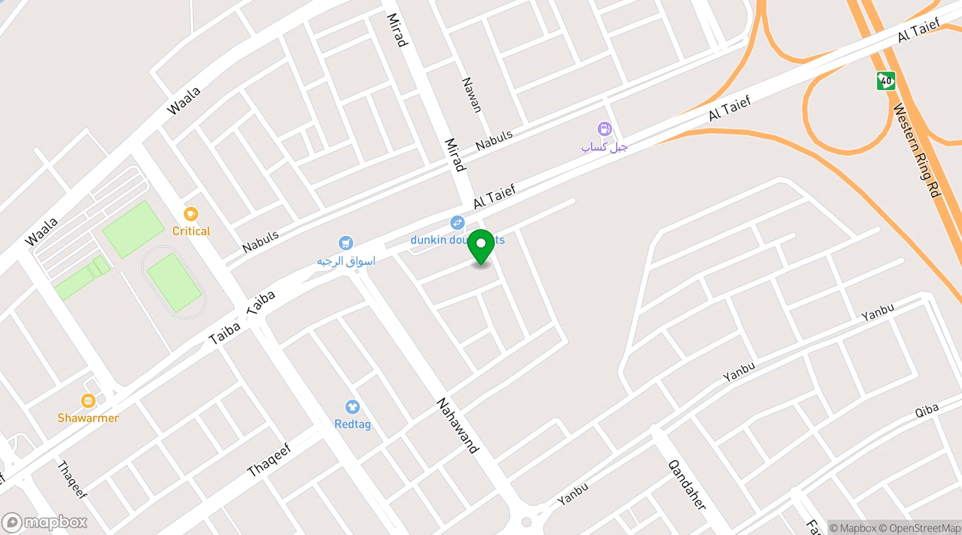 Map showing Orchid Hall 3