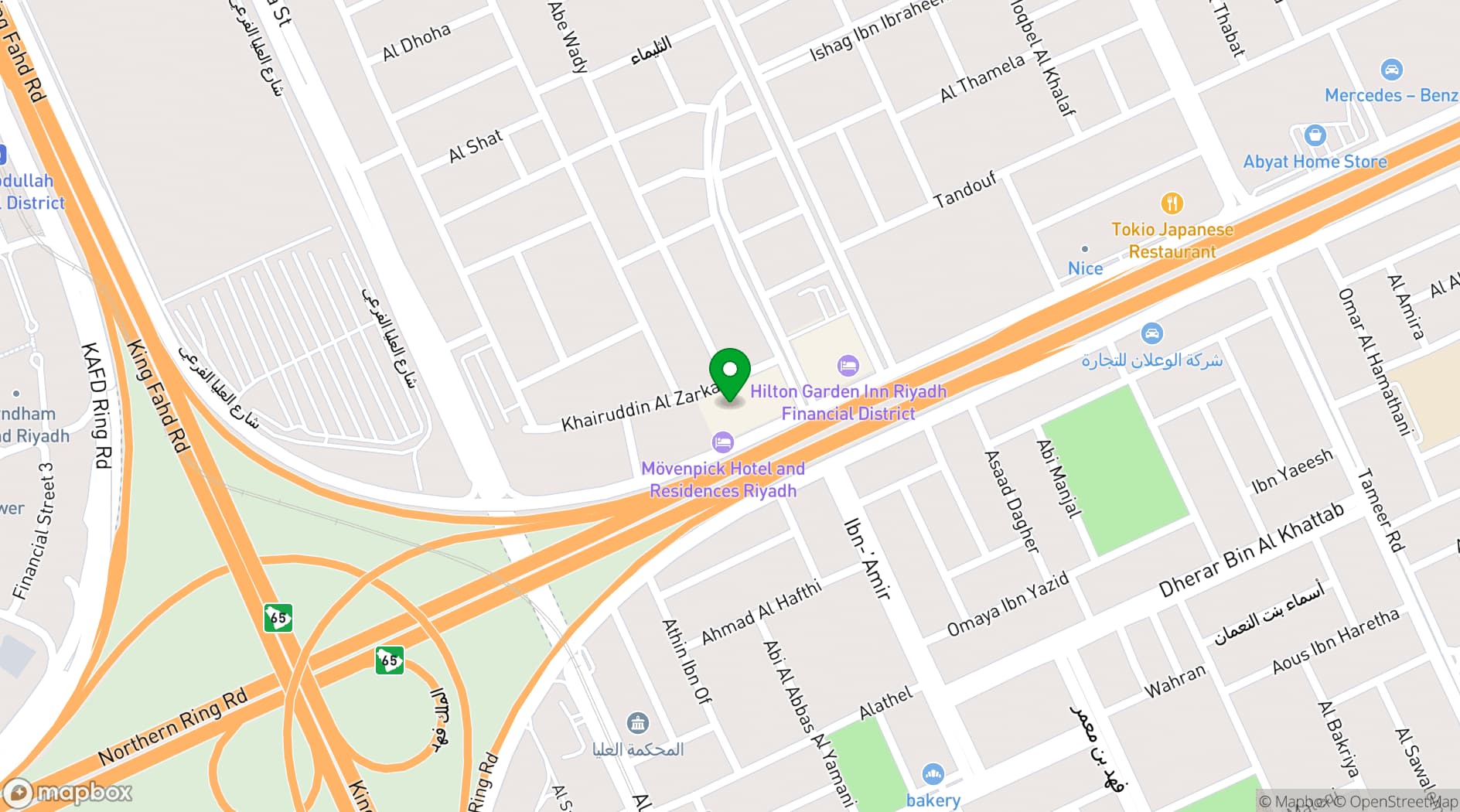Map showing Otium