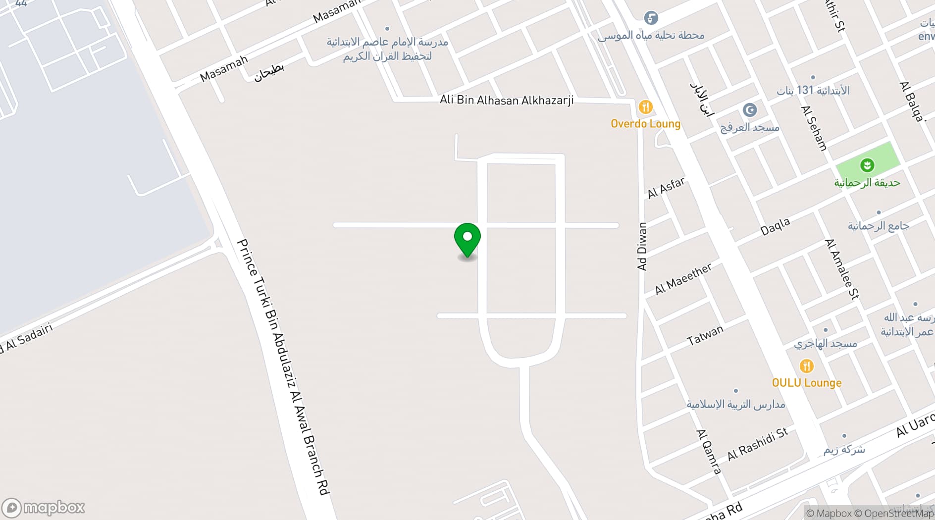 Map showing Al Mashreq Boutique Hotel