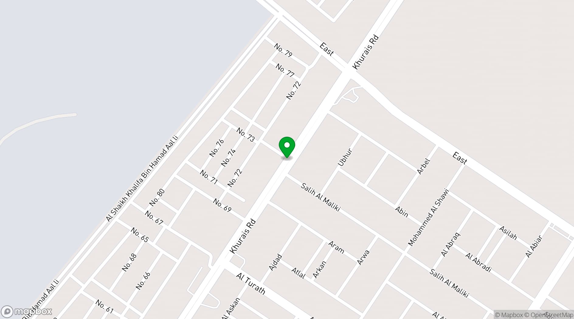 Map showing Saudi Airport Exhibition
