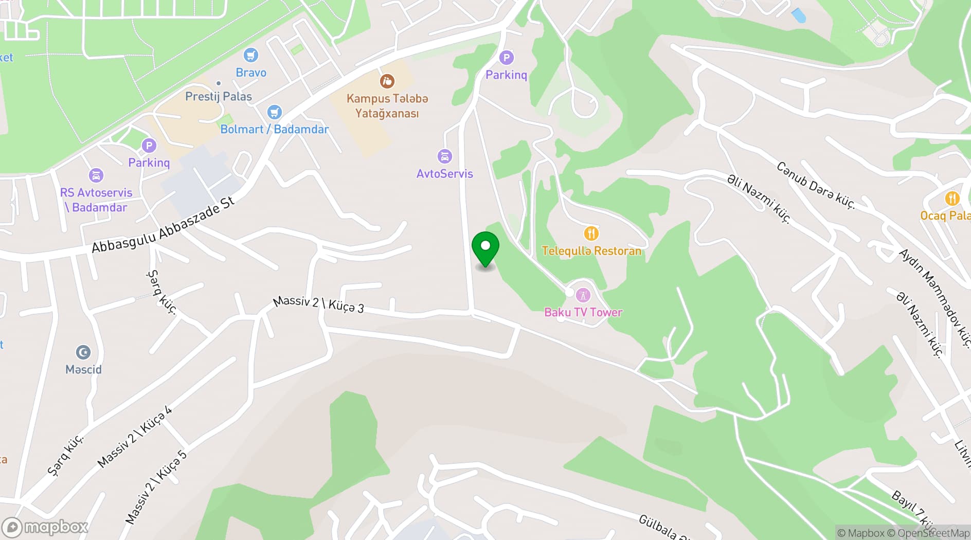 Map showing Badam d'Art Boutique Hotel