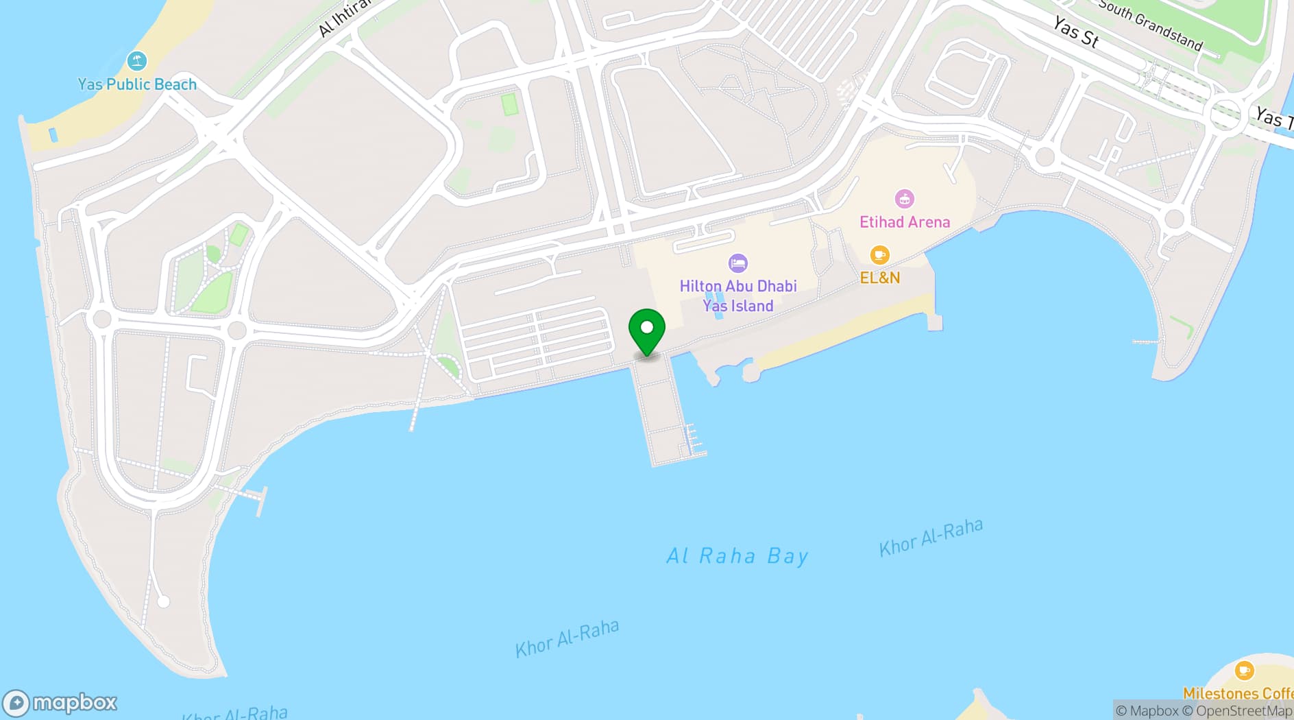 Map showing Asia Asia Abu Dhabi