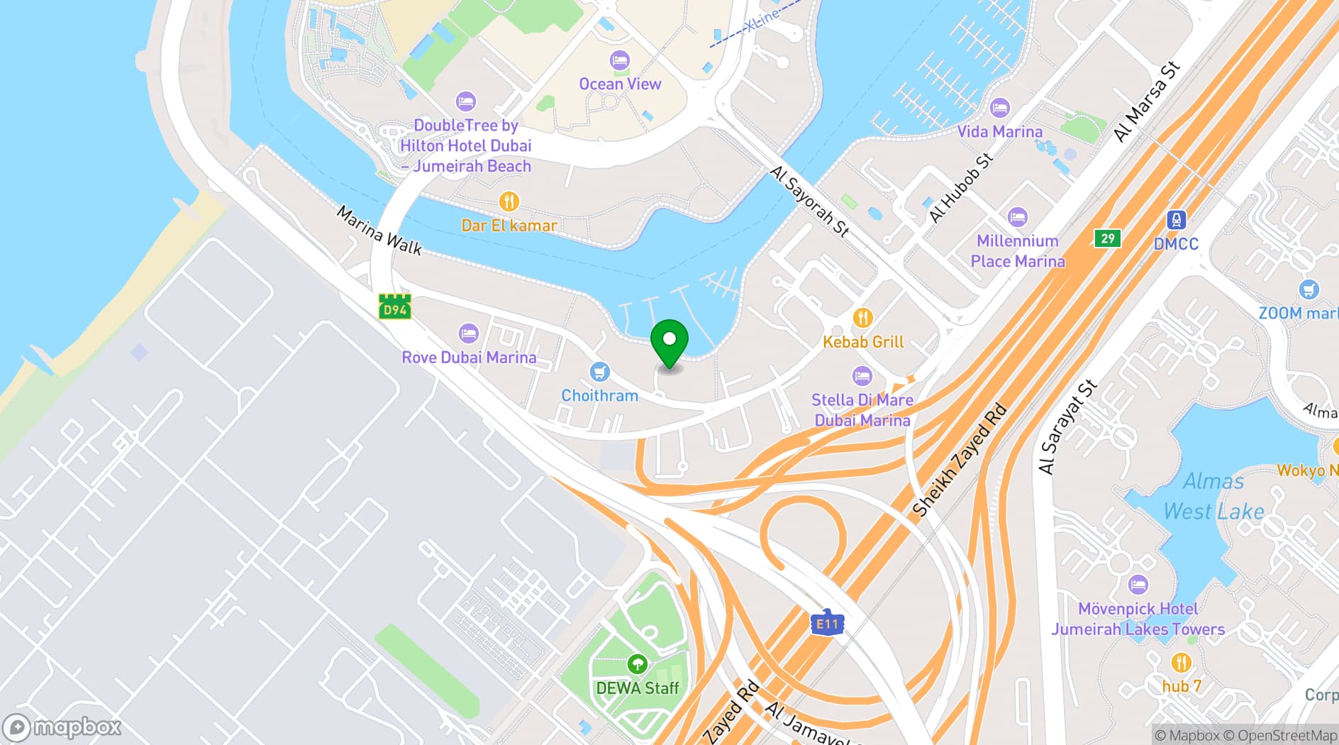Map showing Signature Breeze