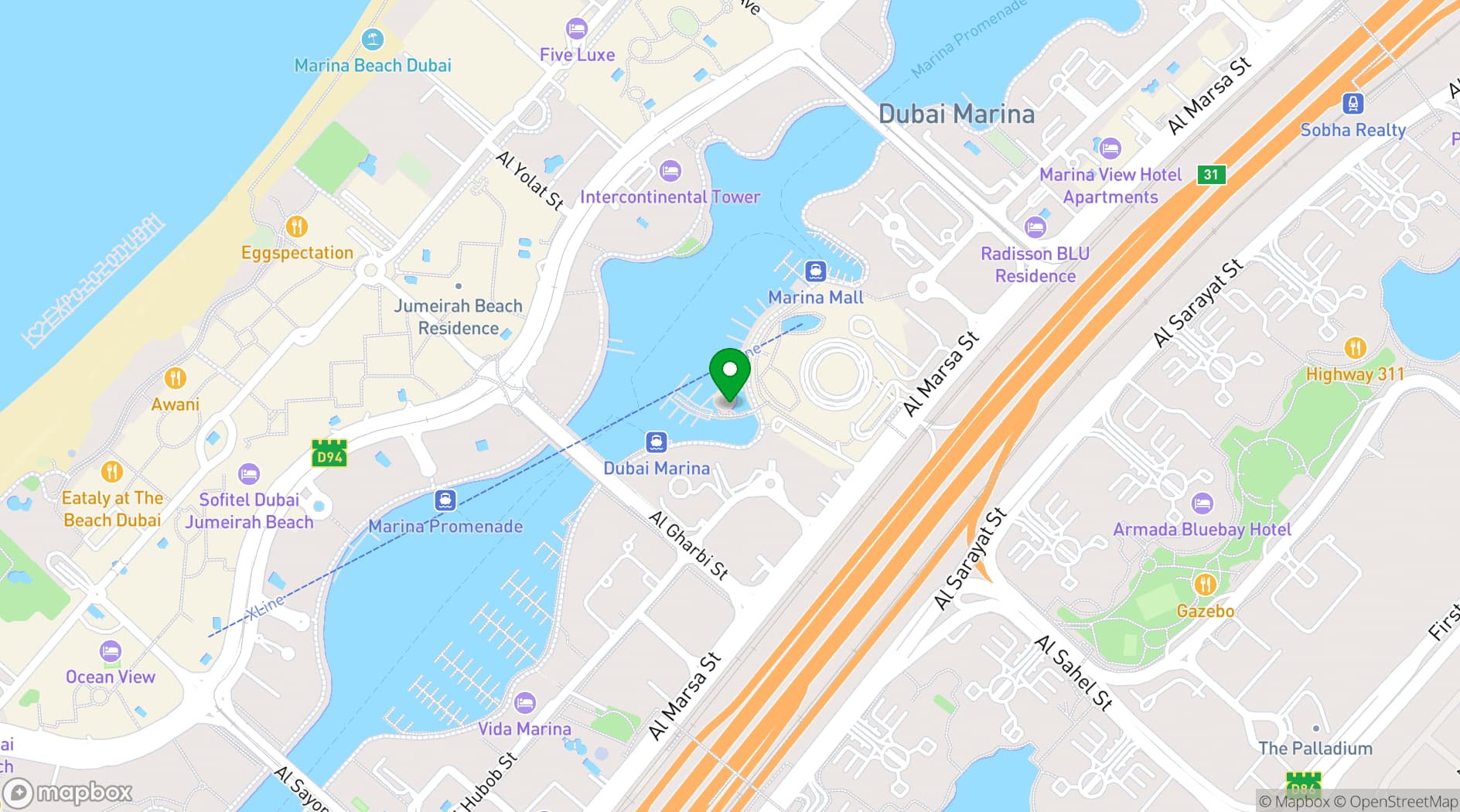 Map showing Mama Zonia