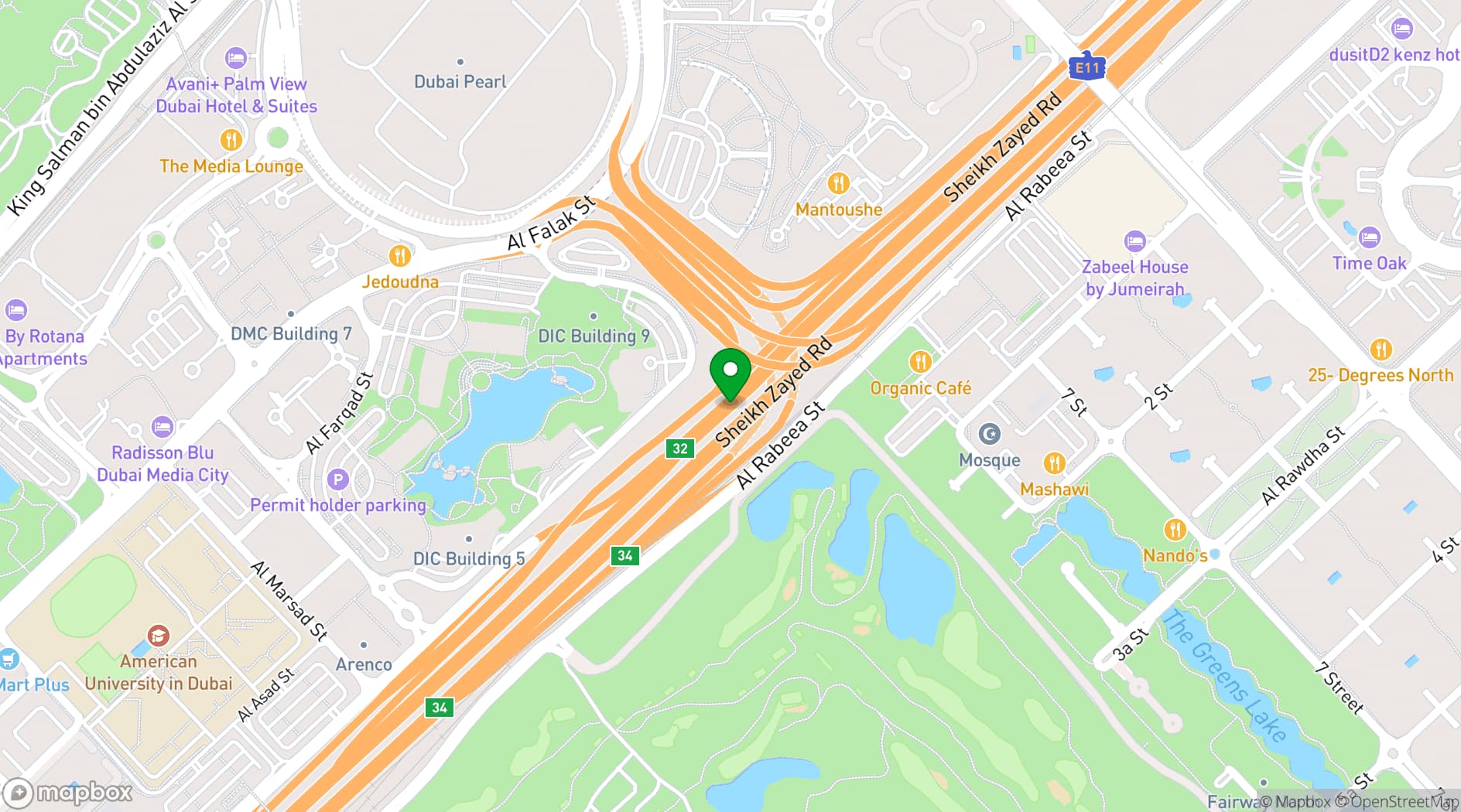 Map showing Two Seasons Hotel