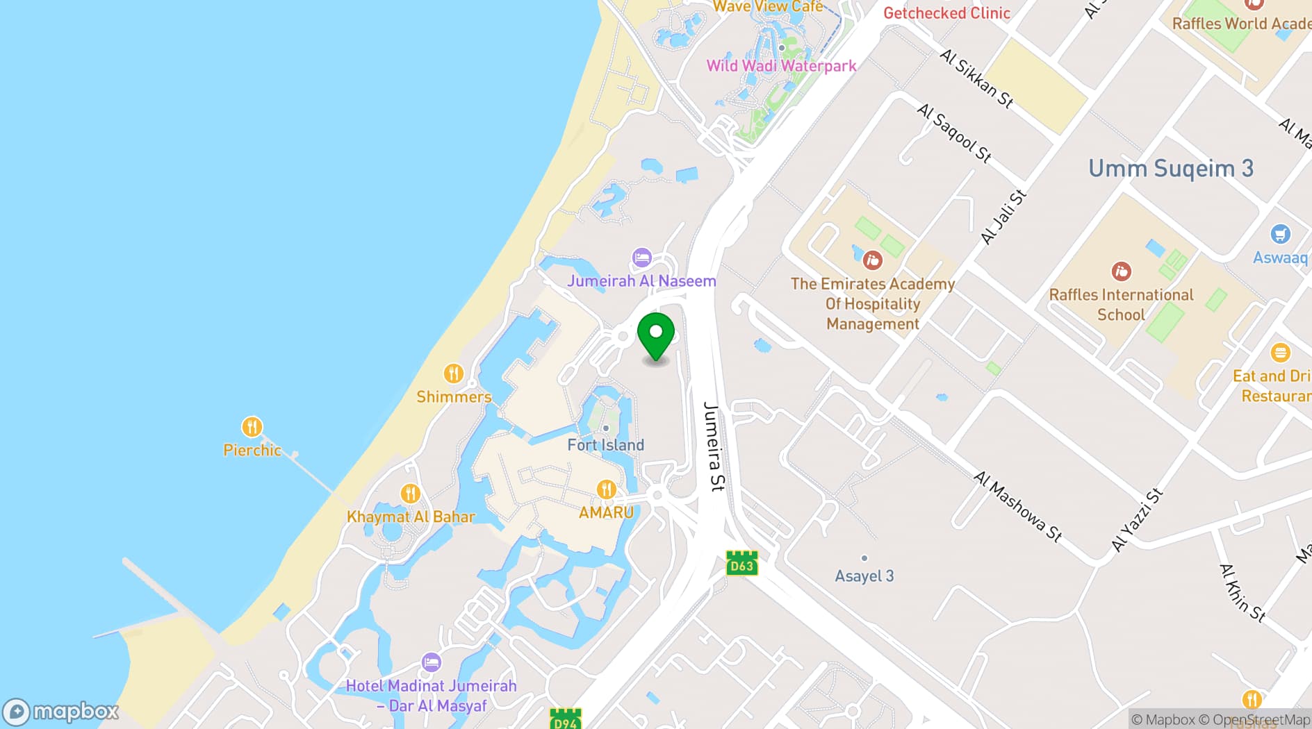 Map showing Meyana Auditorium