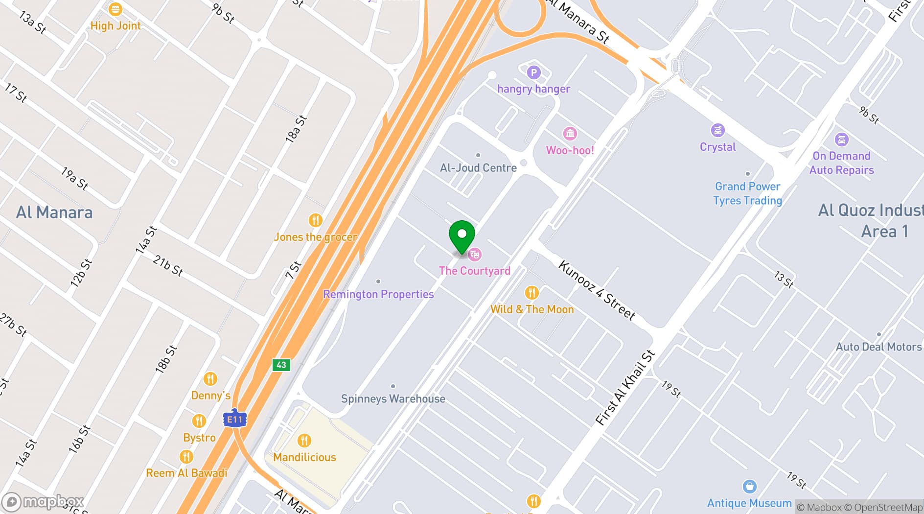 Map showing Courtyard Playhouse