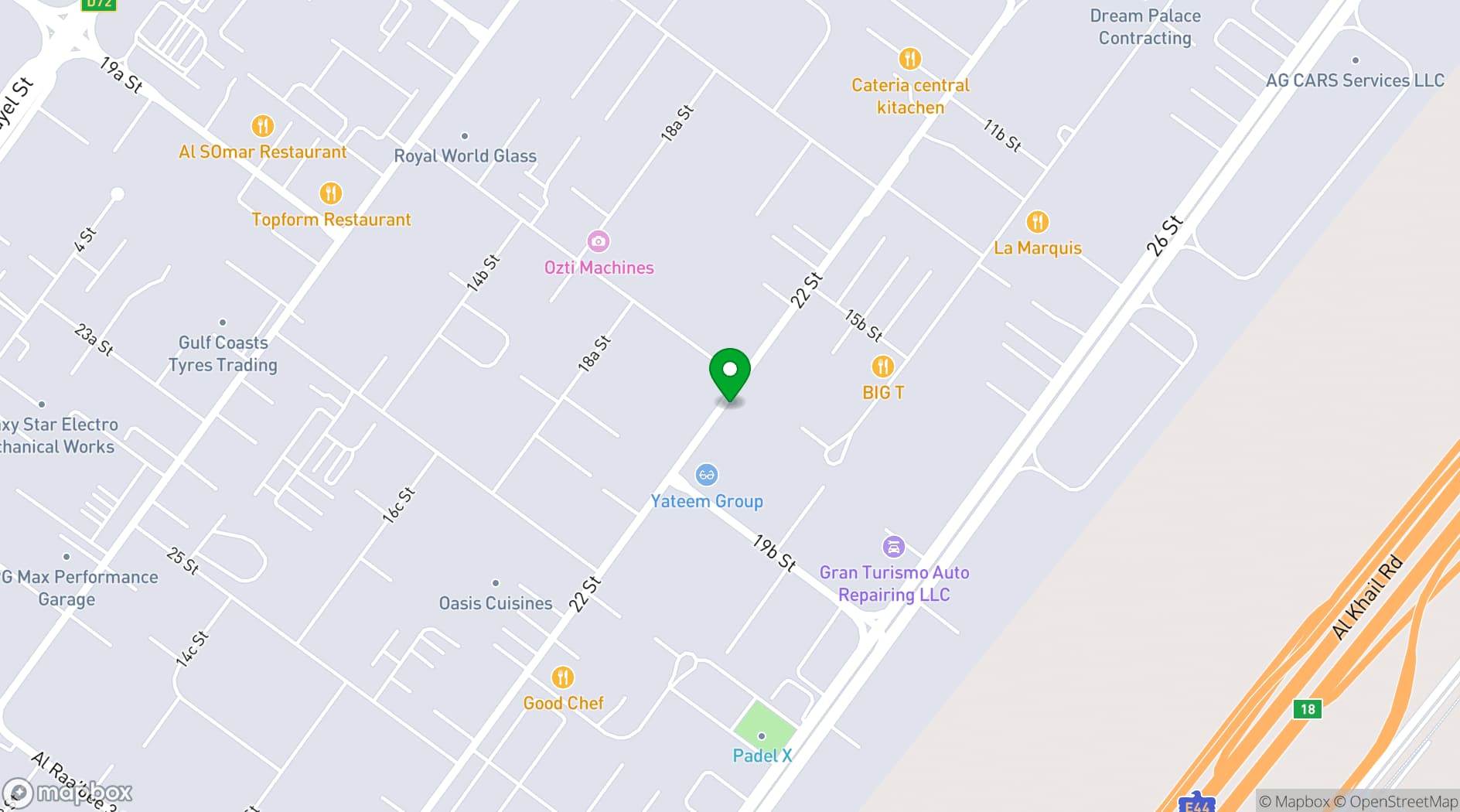 Map showing Ivy's Secret Garden